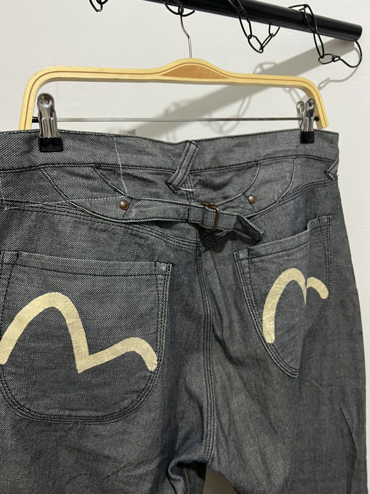 Evisu vintage EVISU YAMANE Buckle Back Selvedge baggy Denim Jeans Size US 32 / EU 48 - 3 Thumbnail