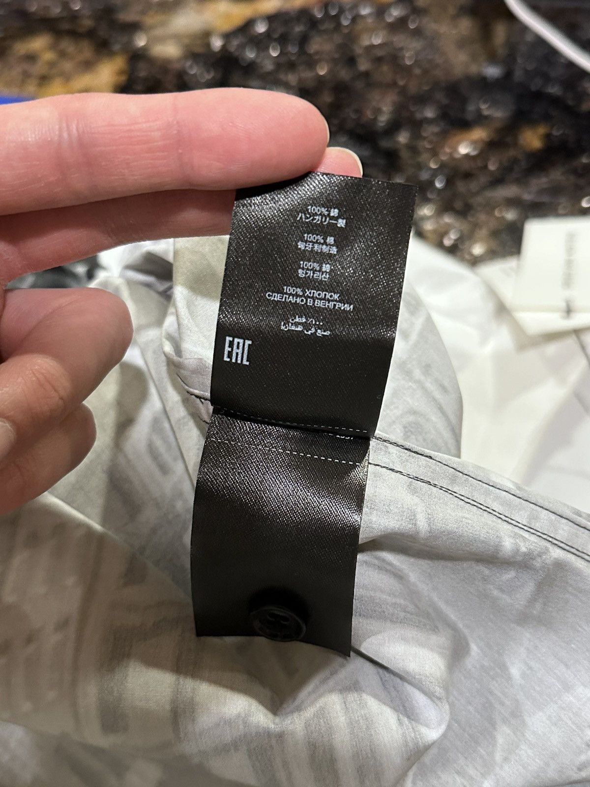 Dries Van Noten Dries Van Noten Cassidye Belgian 2022 Blue Button-Down Shirt Size US XL / EU 56 / 4 - 12 Thumbnail