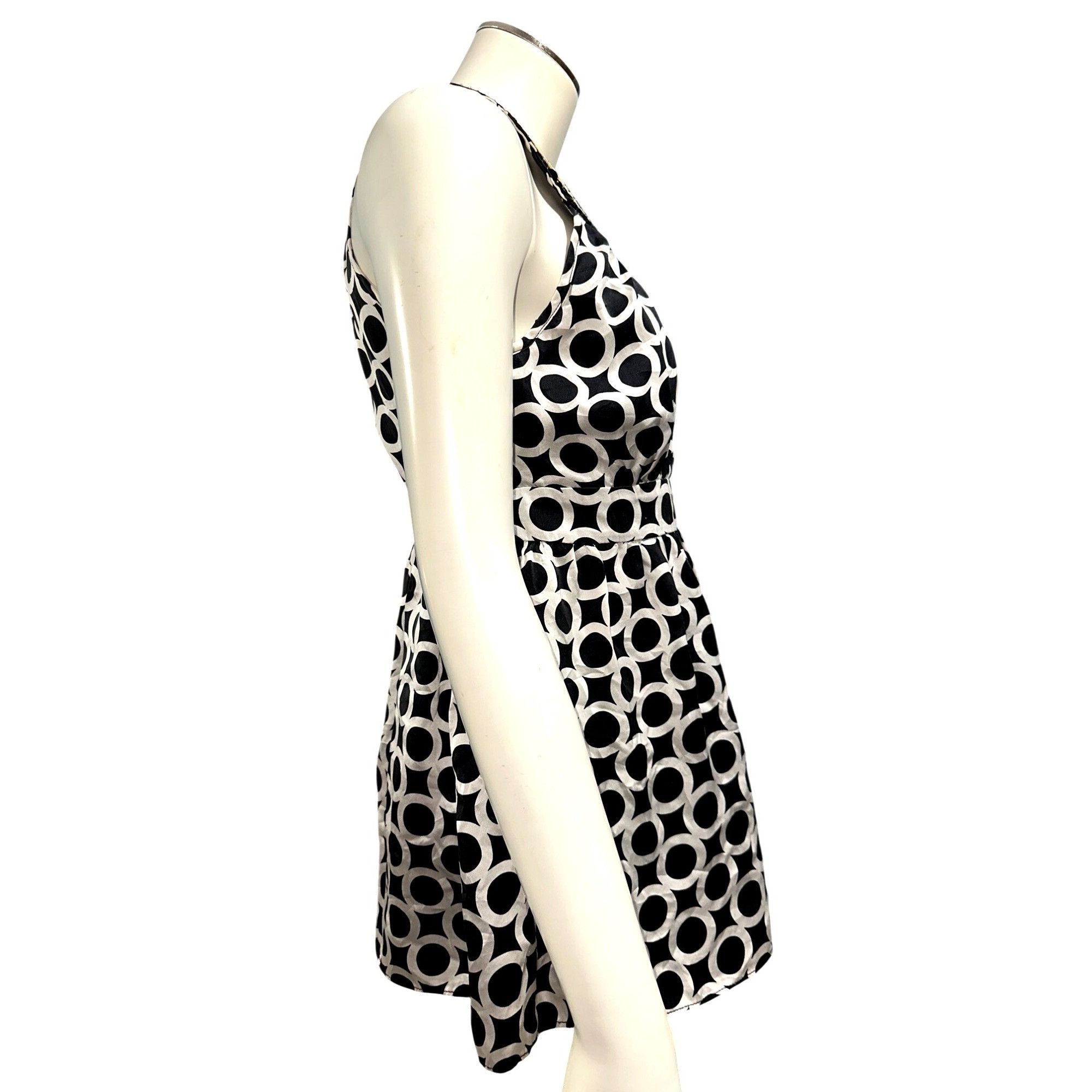 I.N.C INC International Concepts 4P Silk Sequin Trim Halter Blouse Size S / US 4 / IT 40 - 6 Thumbnail