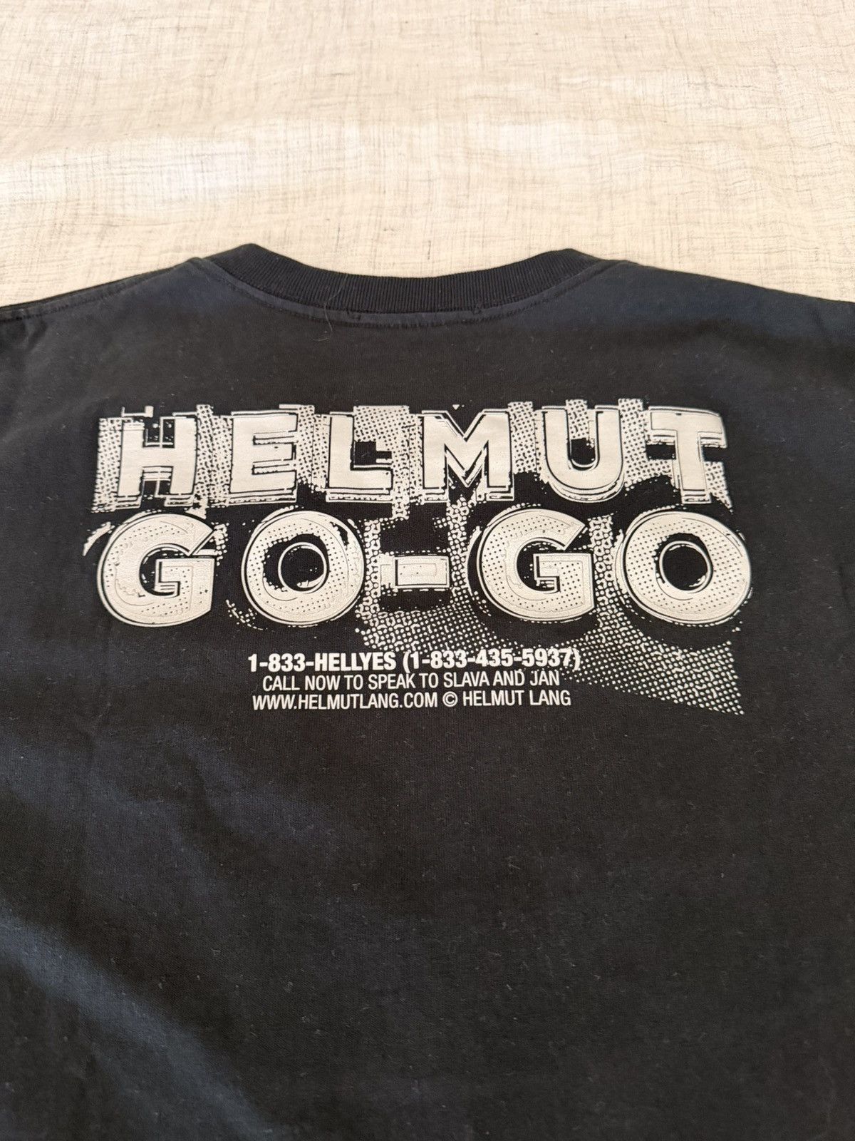 Helmut Lang Helmut Lang Go Go Tee Size US L / EU 52-54 / 3 - 5 Thumbnail