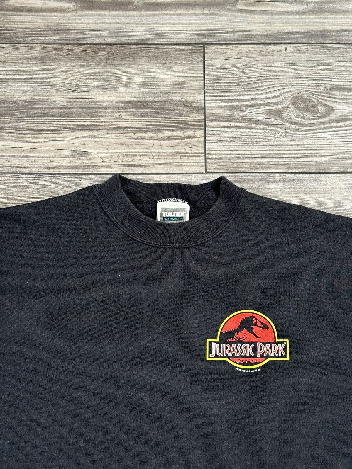 Tultex Vintage 90’s Jurassic Park Movie Promo Crewneck Size US L / EU 52-54 / 3 - 3 Thumbnail