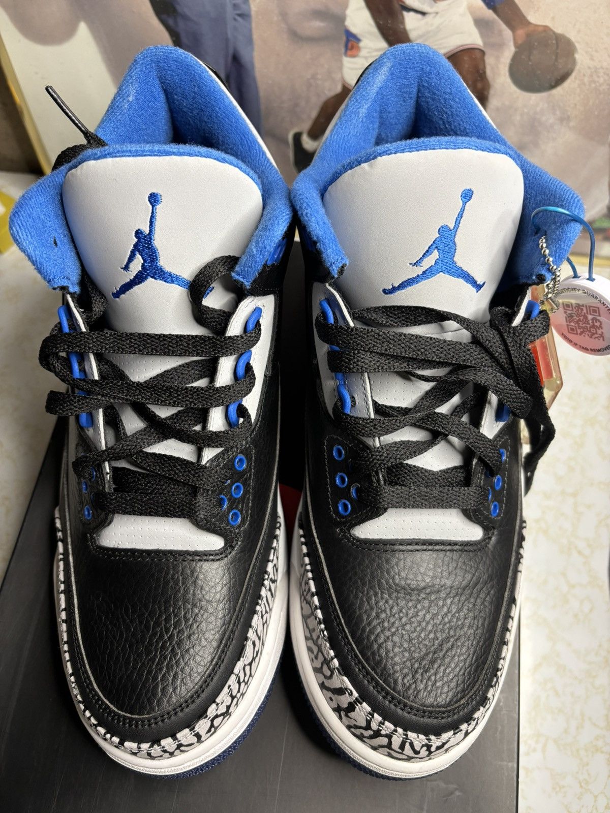 Jordan Brand Jordan Retro 3 ‘sport blue’ Size US 8.5 / EU 41-42 - 2 Thumbnail
