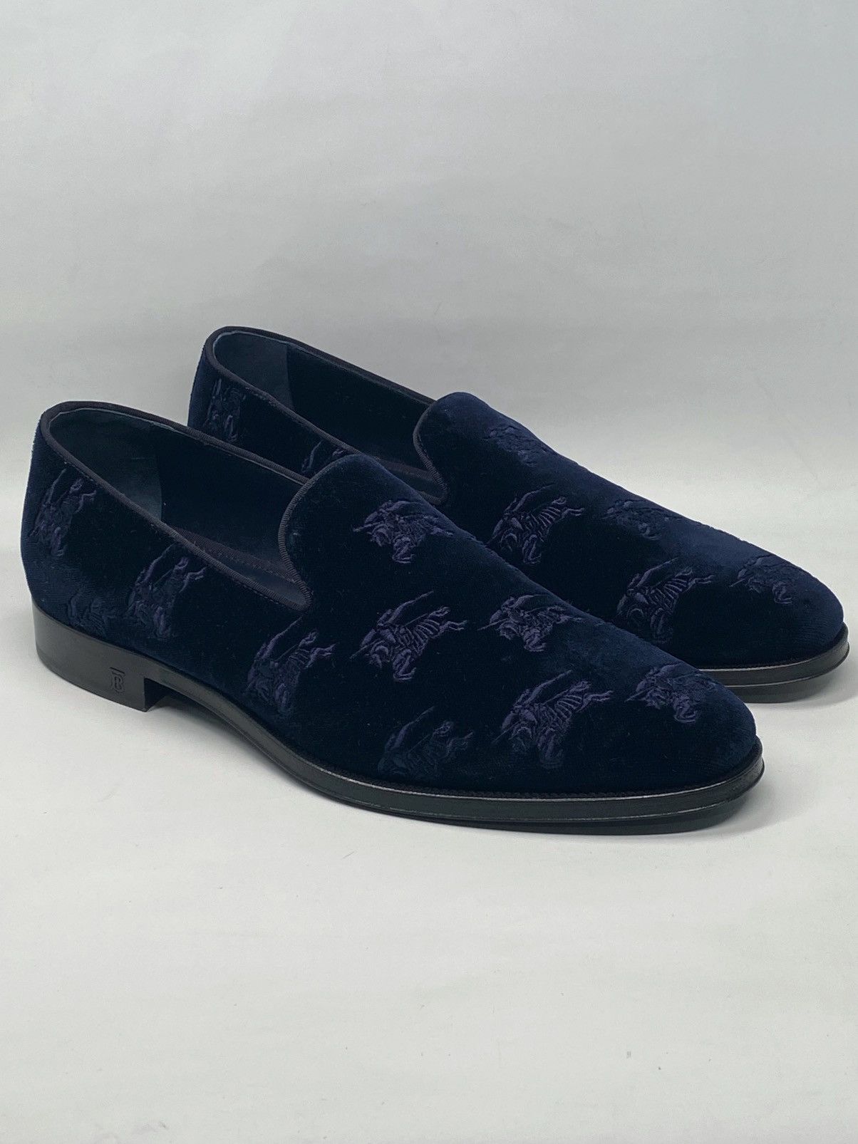 Burberry Burberry Wayne Velvet Loafer size 43.5/us size 10.5 Size US 10.5 / EU 43-44 - 1 Thumbnail