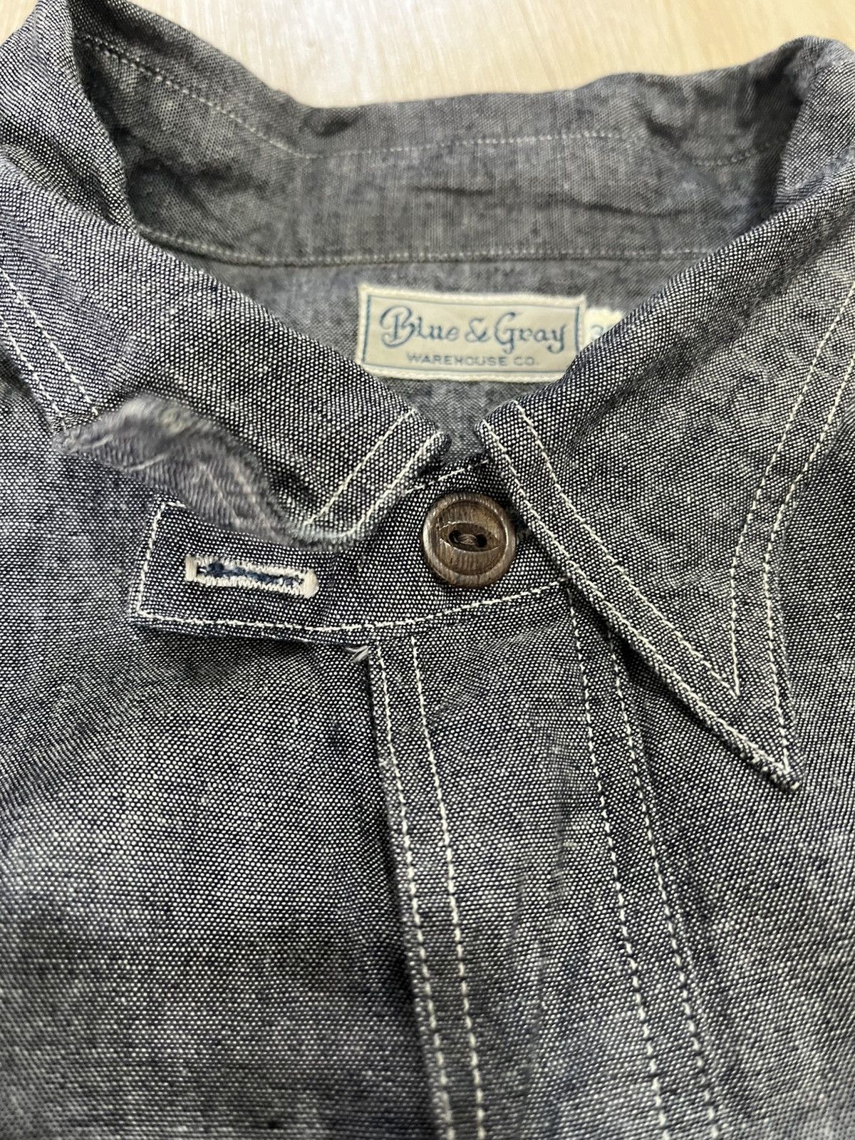 Warehouse & Co. Blue de gray chambray by warehouse & co Size US M / EU 48-50 / 2 - 3 Thumbnail