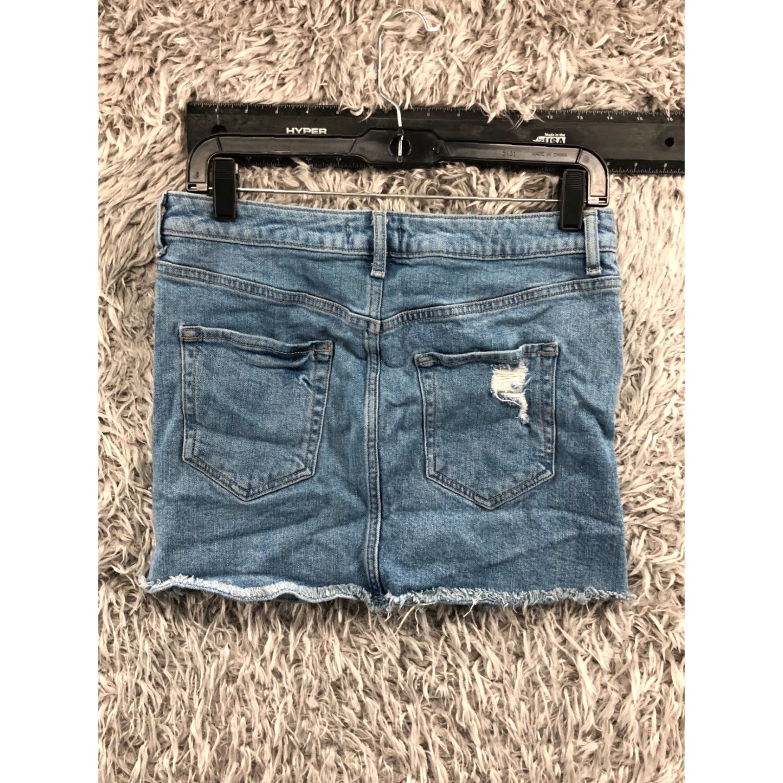Forever 21 Forever 21 Skirt Women Midi Denim Blue 28 Regular --}} Size 28" / US 6 / IT 42 - 5 Thumbnail