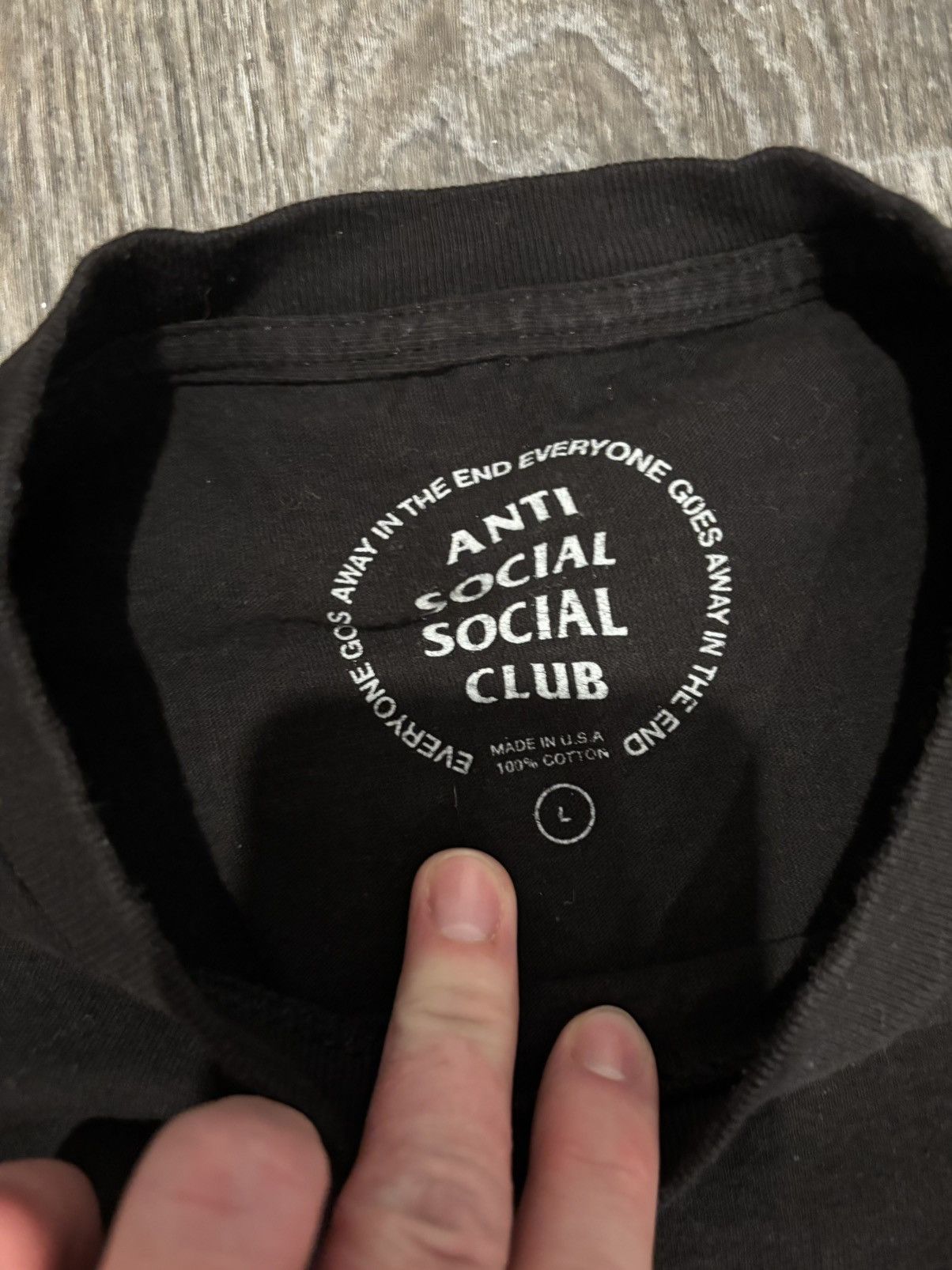 Anti Social Social Club ASSC Spray Paint Logo Size US L / EU 52-54 / 3 - 3 Thumbnail