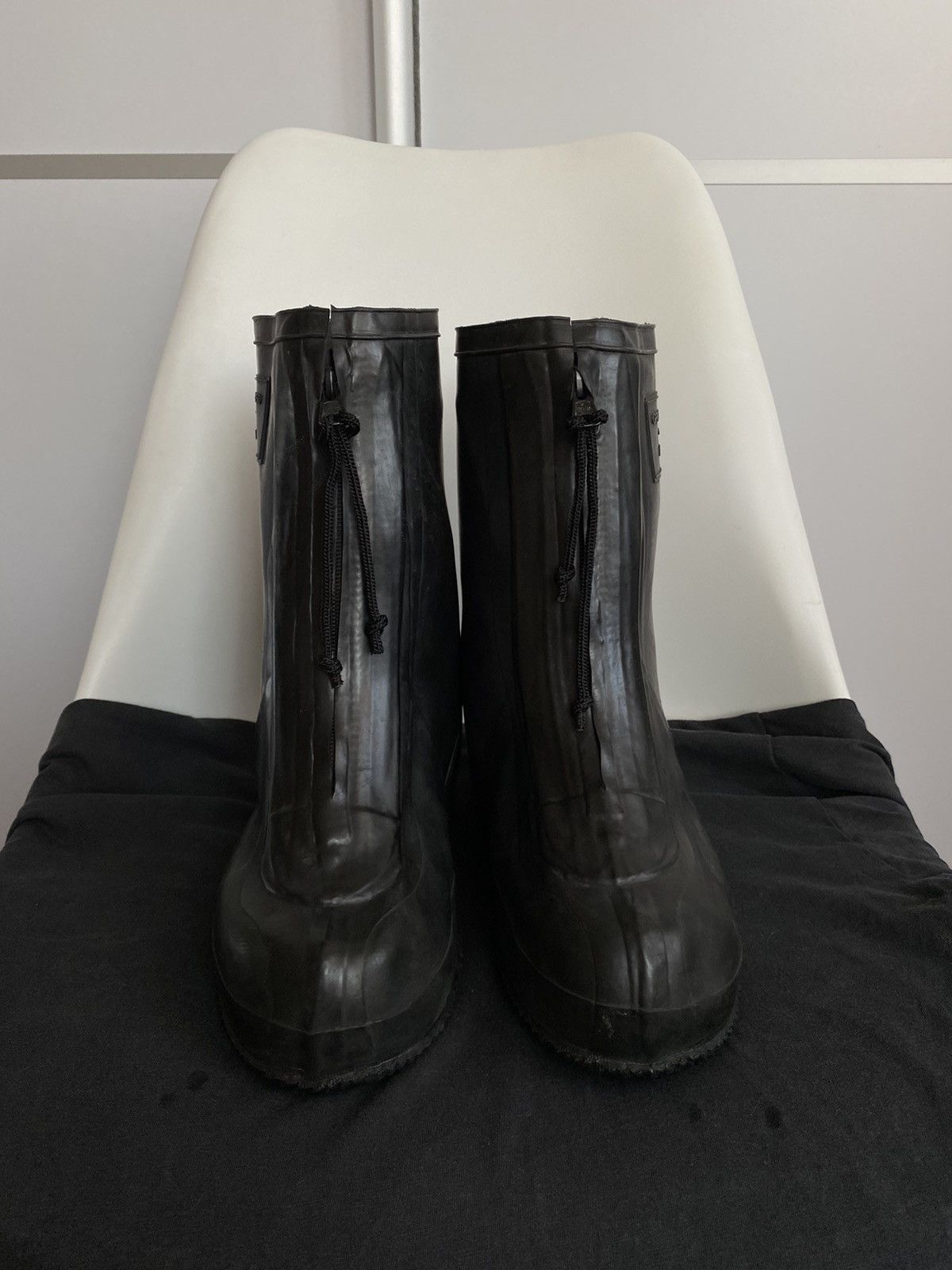 Other Avant Garde Vintage 80s Military Waterproof Boots Size US 12 / EU 45 - 2 Thumbnail