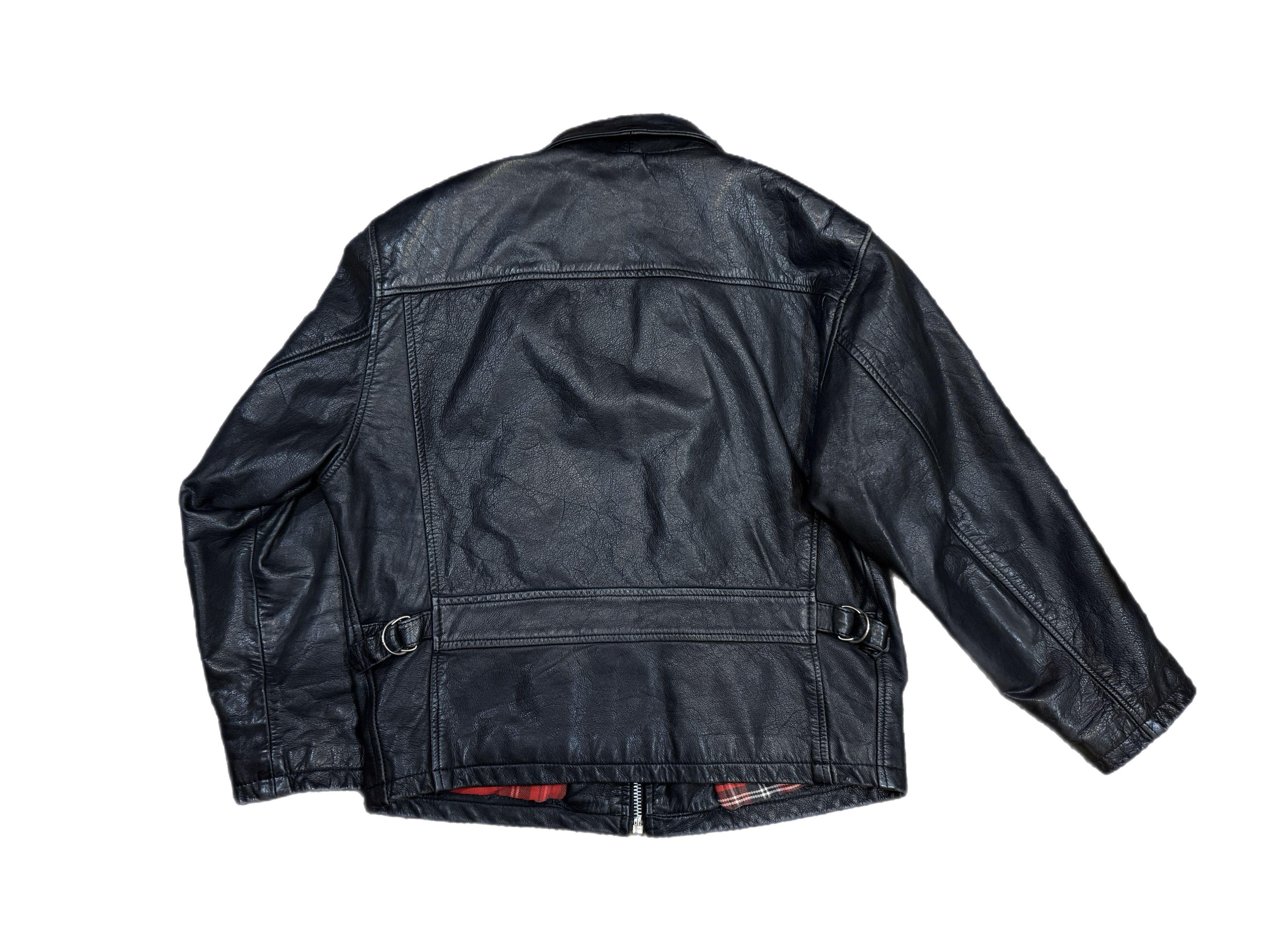 Vintage Rare Vintage Style 60s Leather Rider Jacket Size US M / EU 48-50 / 2 - 9 Thumbnail
