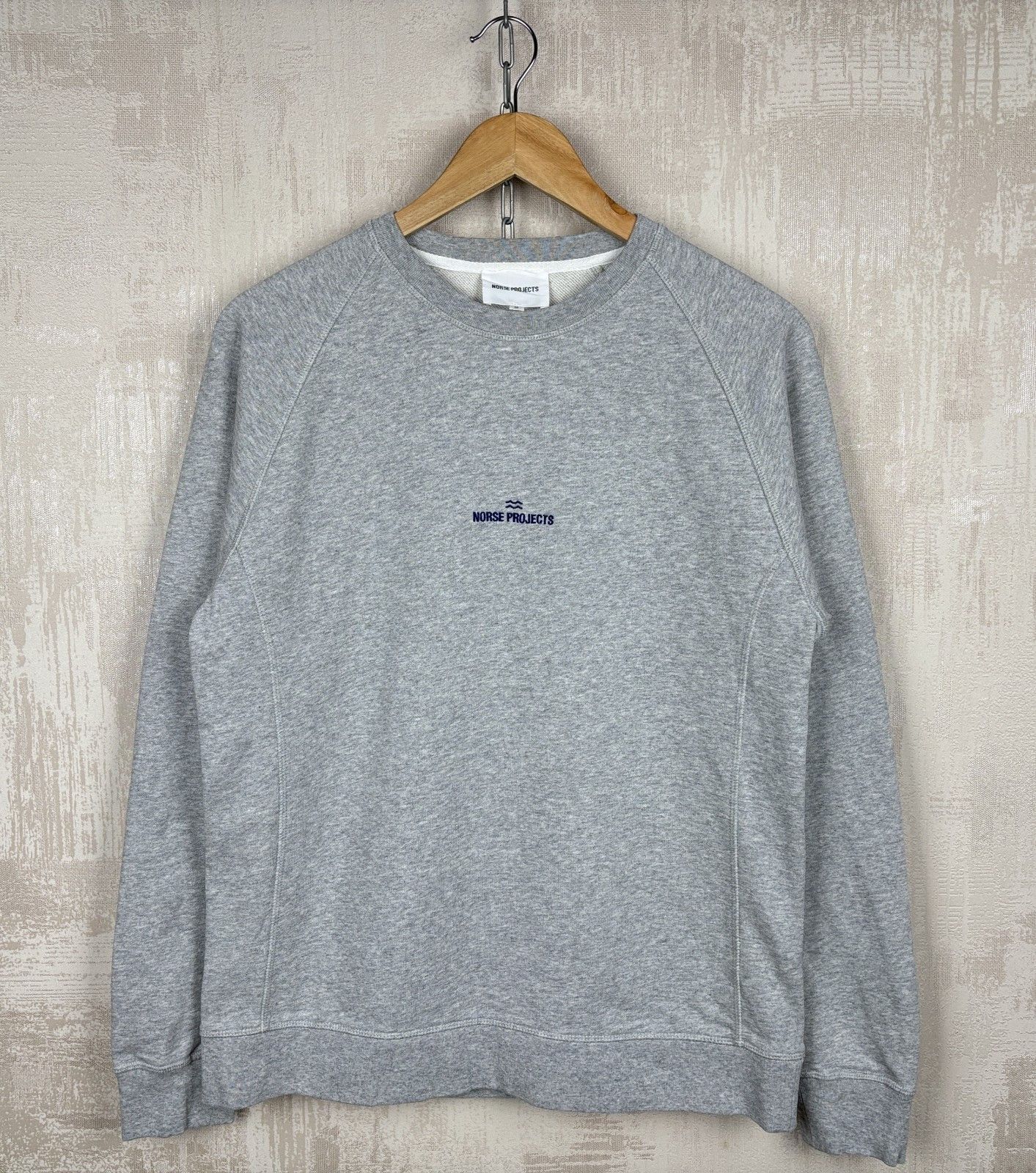 Norse Projects Norse Projects Ketel NP Wave Logo Crew Neck Sweatshirt Size US M / EU 48-50 / 2 - 2 Thumbnail