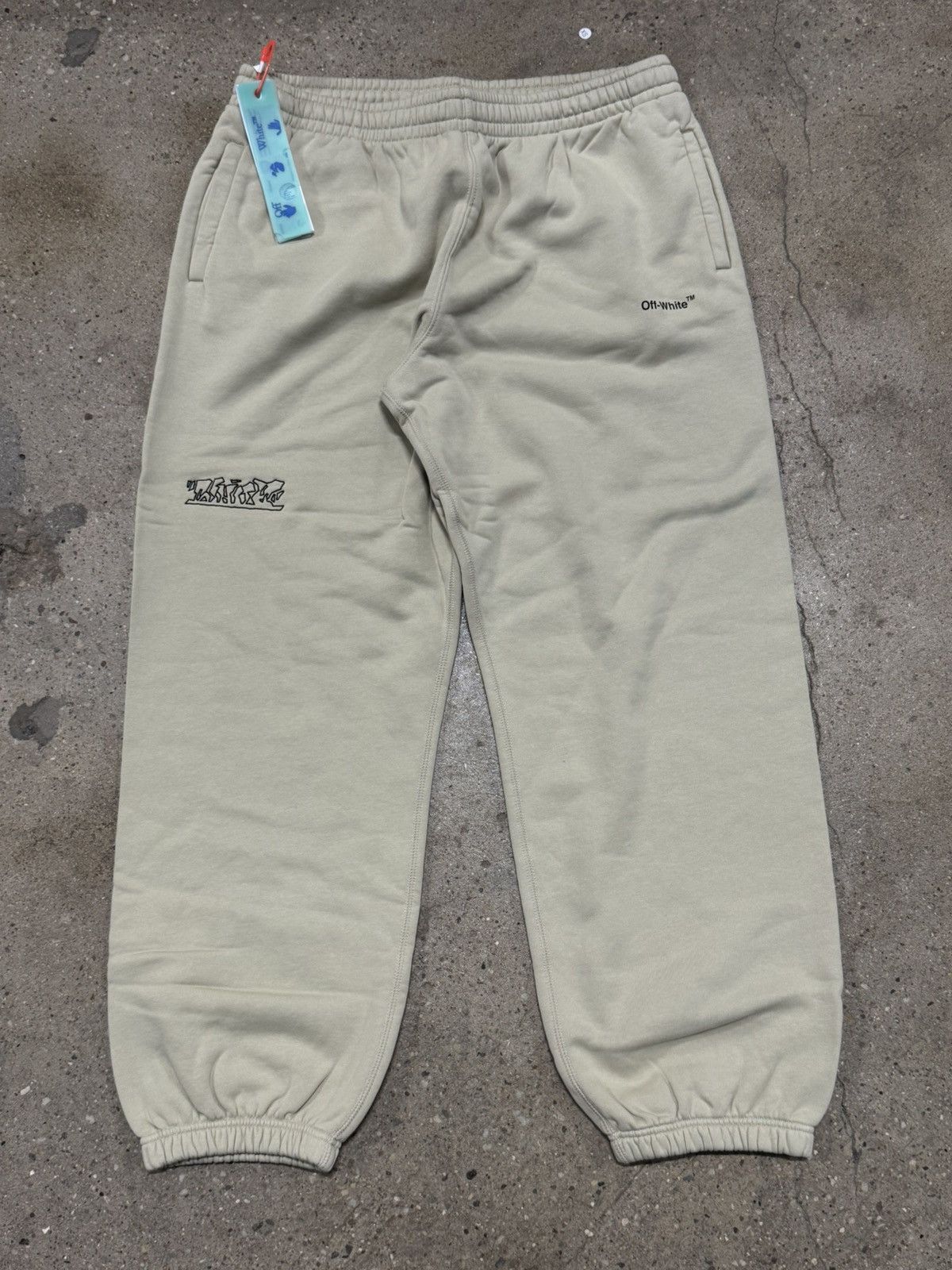 Off-White Off-white Figure of Speech Arrow Sweatpants NEW 750$ Size US 34 / EU 50 - 2 Thumbnail