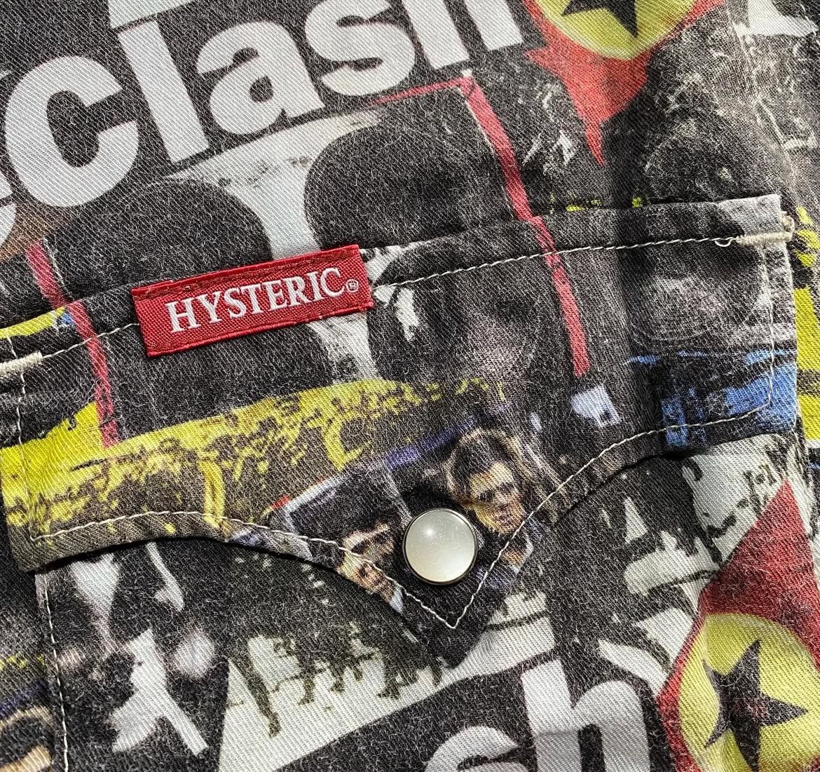 Band Tees × Hysteric Glamour × Japanese Brand 2000s Hysteric Glamour x The Clash Snap Button Shirt y2k Size US M / EU 48-50 / 2 - 6 Thumbnail