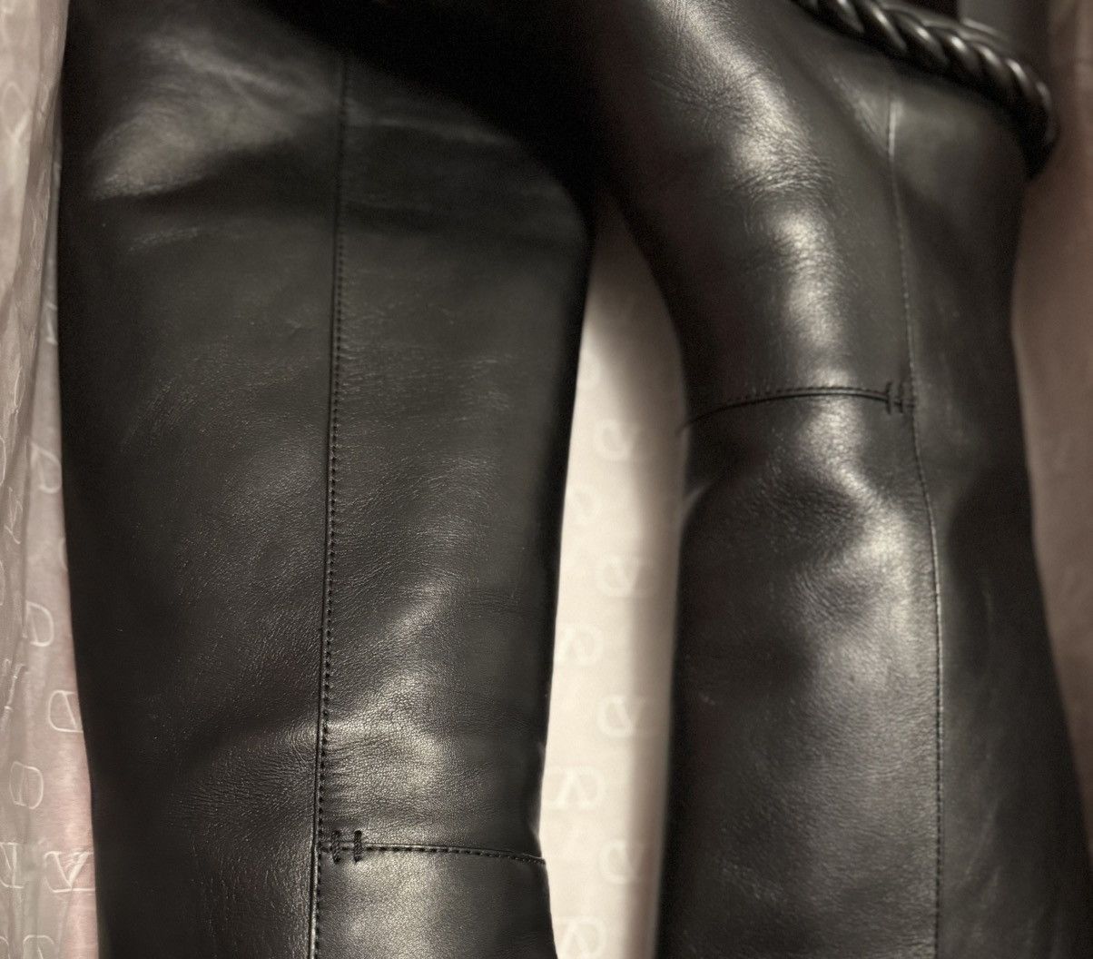 Valentino Valentino Garavani rope knee high soft leather boots 35 Size US 5 / IT 35 - 8 Thumbnail