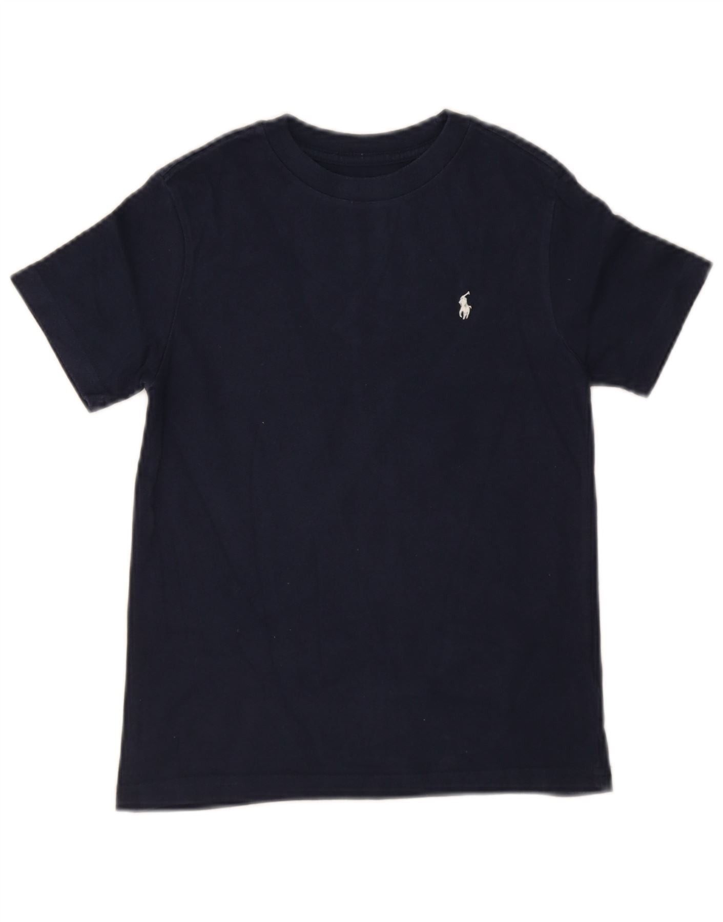 Ralph Lauren Boys T-Shirt Top 6-7 Years Navy Blue Cotton Classic Size XXS / US 00 / IT 34 - 1 Thumbnail