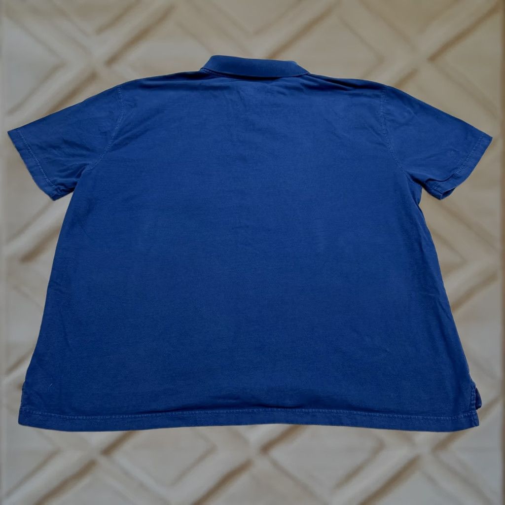 Vintage The Foundry Polo Shirt Mens 3XL Navy Blue Short Sleeve Cotton Pocket Shirt Size US XXL / EU 58 / 5 - 1 Thumbnail