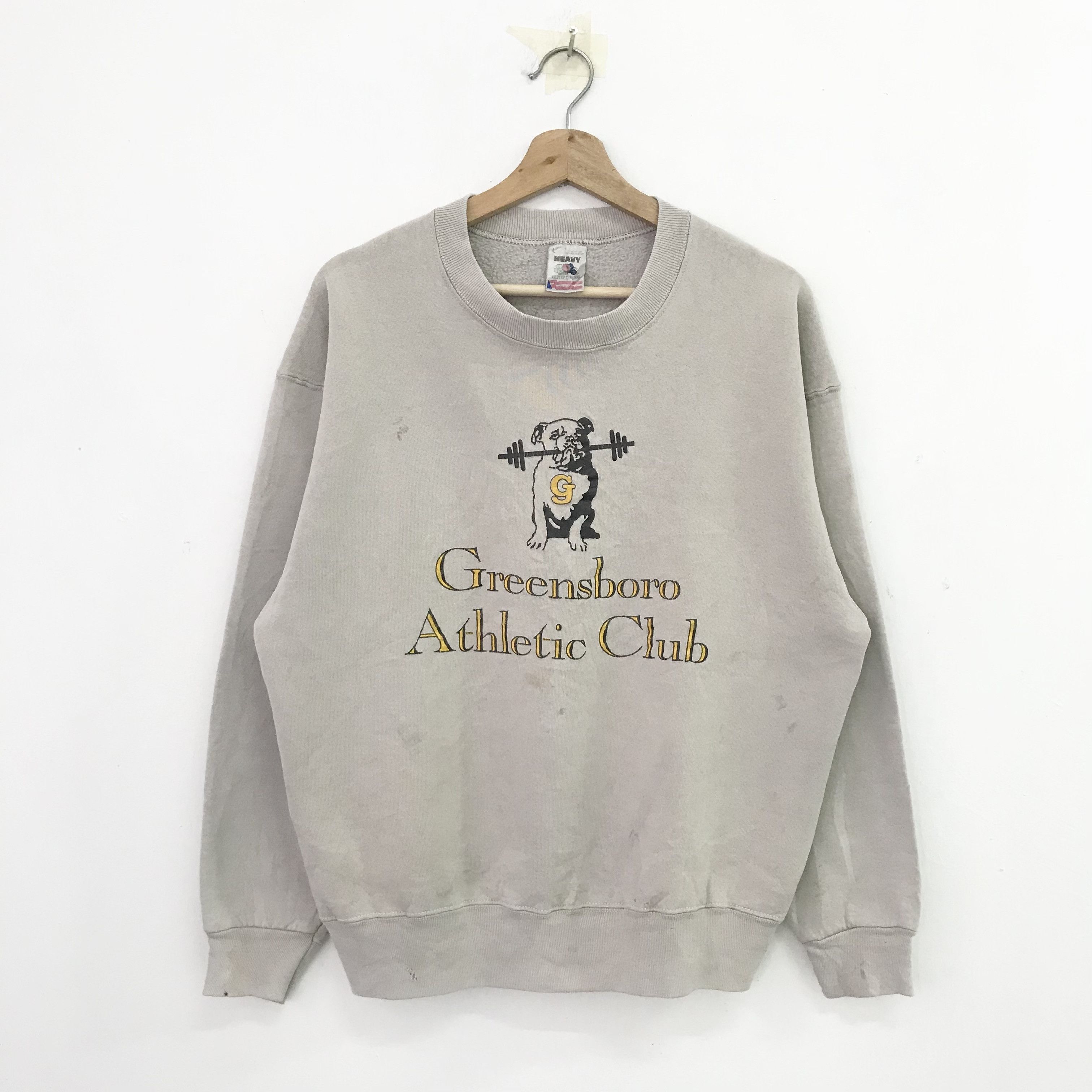 Vintage Vintage 90s Greensboro Athletic Club Sweatshir - 242 Size US L / EU 52-54 / 3 - 1 Thumbnail