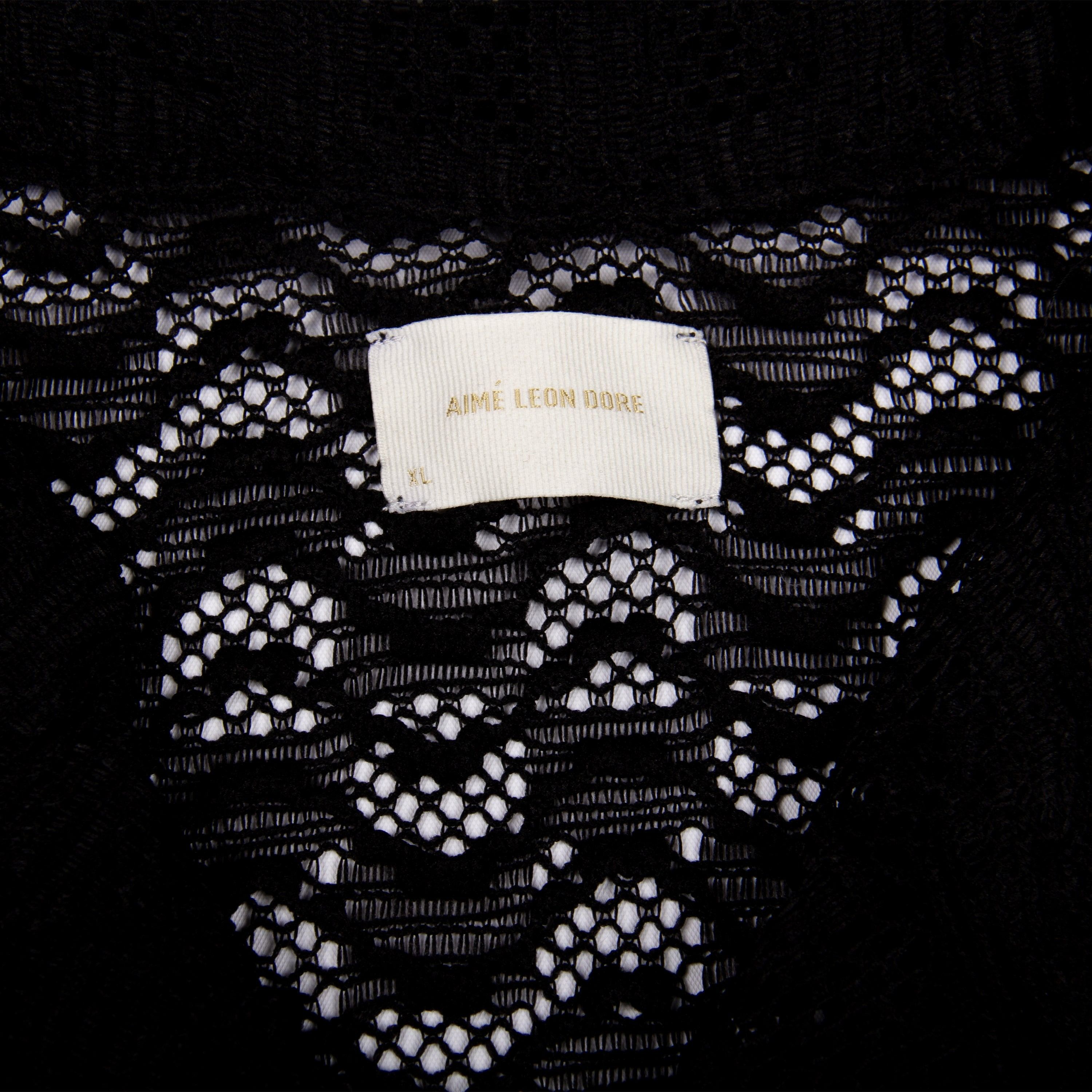 Aime Leon Dore AIME LEON DORE BLACK RICO COLLARED SHIRT Size US XL / EU 56 / 4 - 4 Thumbnail