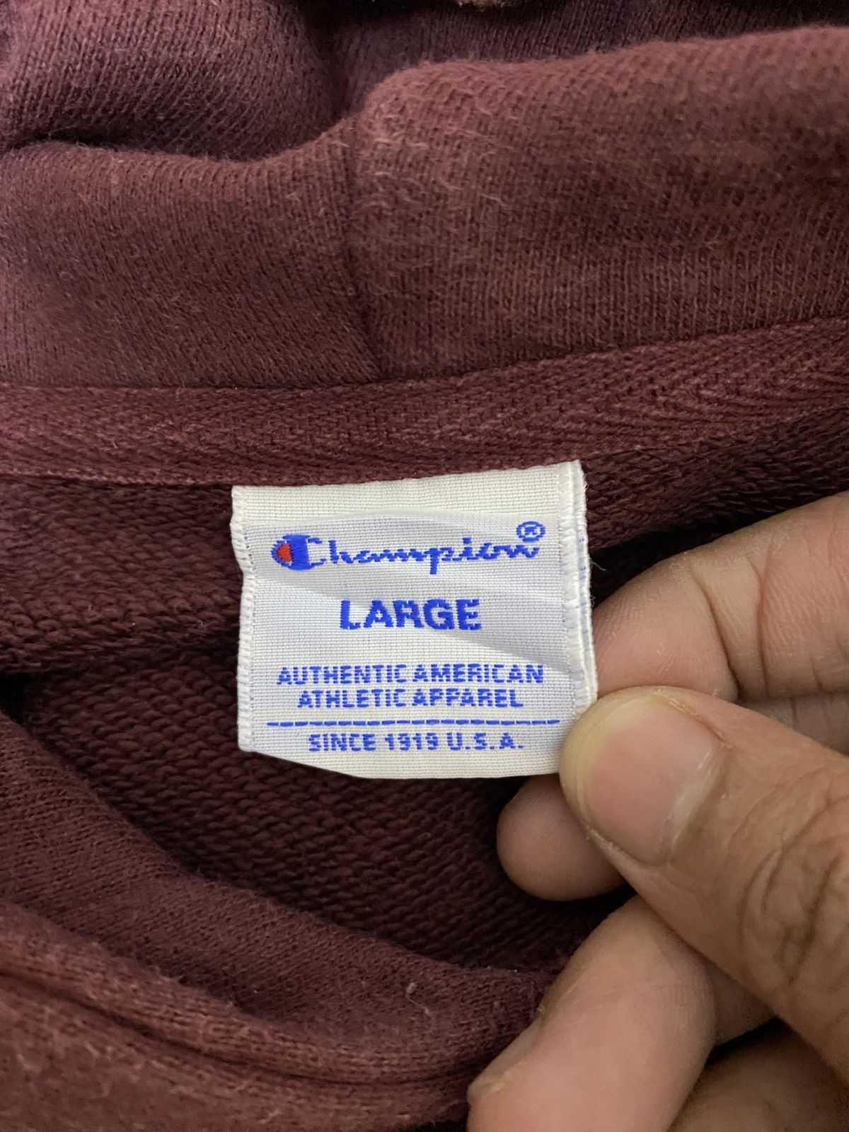 Champion Champion Hoodie Maroon Colour Size US M / EU 48-50 / 2 - 7 Thumbnail