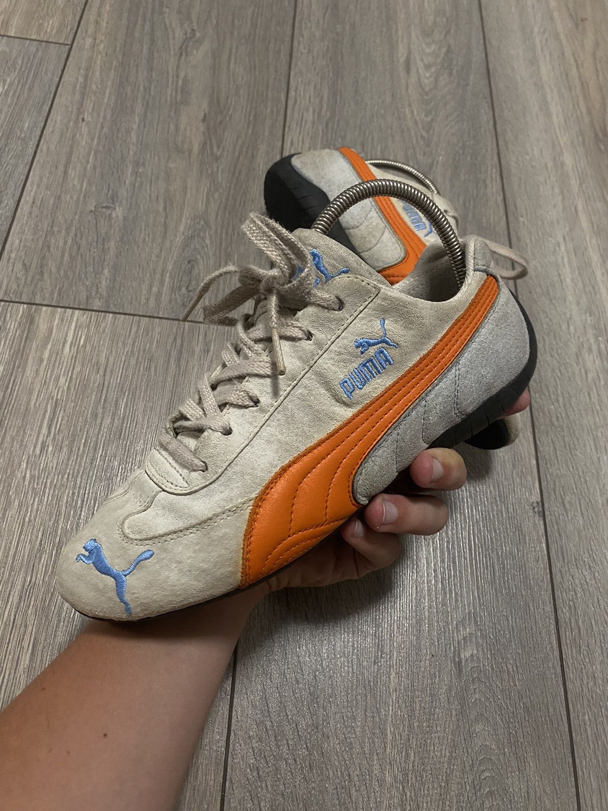 Puma Vintage Puma SpeedCat Hype Sneakers Suede Shoes Leather Y2K Size US 7 / IT 37 - 4 Thumbnail