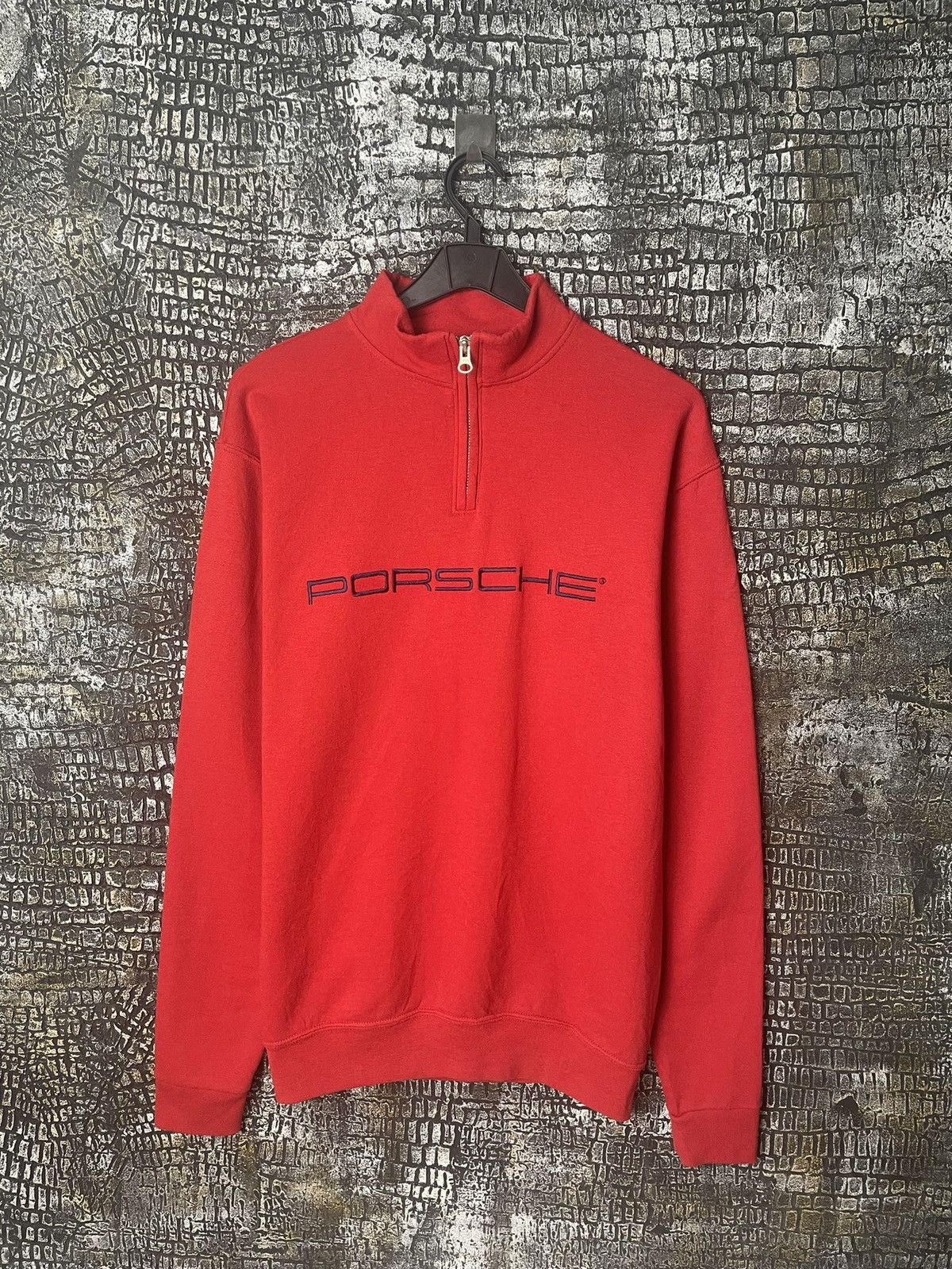 Porsche Design Porsche 90s Vintage Logo Zip Sweatshirt Crewneck Size US M / EU 48-50 / 2 - 9 Thumbnail