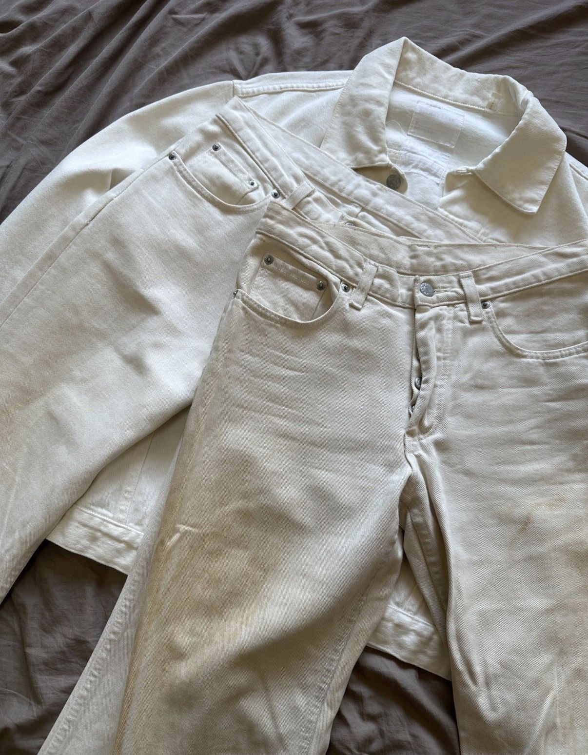 Helmut Lang Helmut Lang Rusted & burned effect jeans K7 Size US 26 / EU 42 - 8 Thumbnail