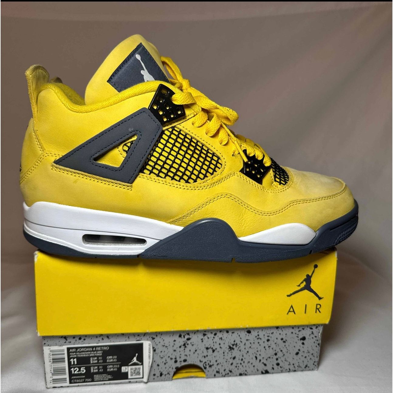 Jordan Brand × Nike Size 11 - Nike Air Jordan 4 Retro Lightning 2021 Men's Shoes Size US 11 / EU 44 - 1 Thumbnail