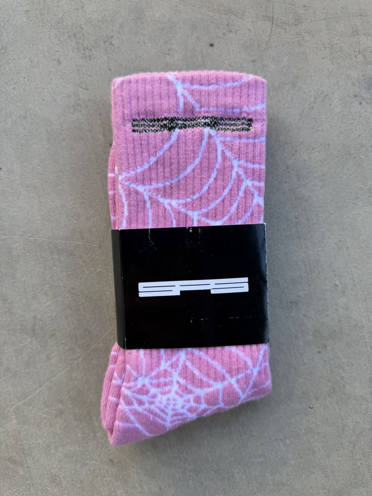 Sp5der Sp5der Spider Web Socks Pink New Size ONE SIZE - 1 Thumbnail