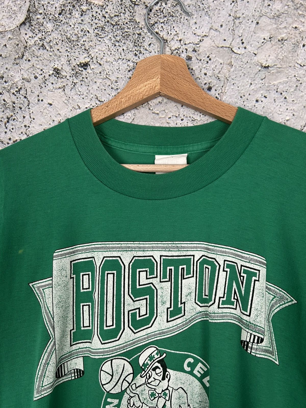 NBA Vintage 1990 Archive Boston Celtics Single Stitch Tee Size US S / EU 44-46 / 1 - 3 Thumbnail