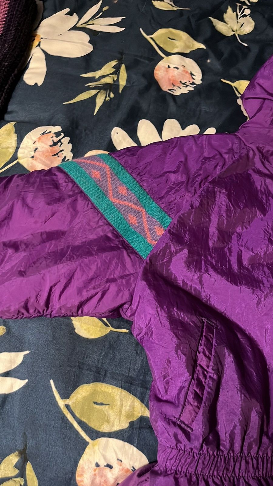 Other Vintage Weather Tamer Windbreaker Jacket Aztec Pattern 90’s Size XL / US 12-14 / IT 48-50 - 8 Thumbnail