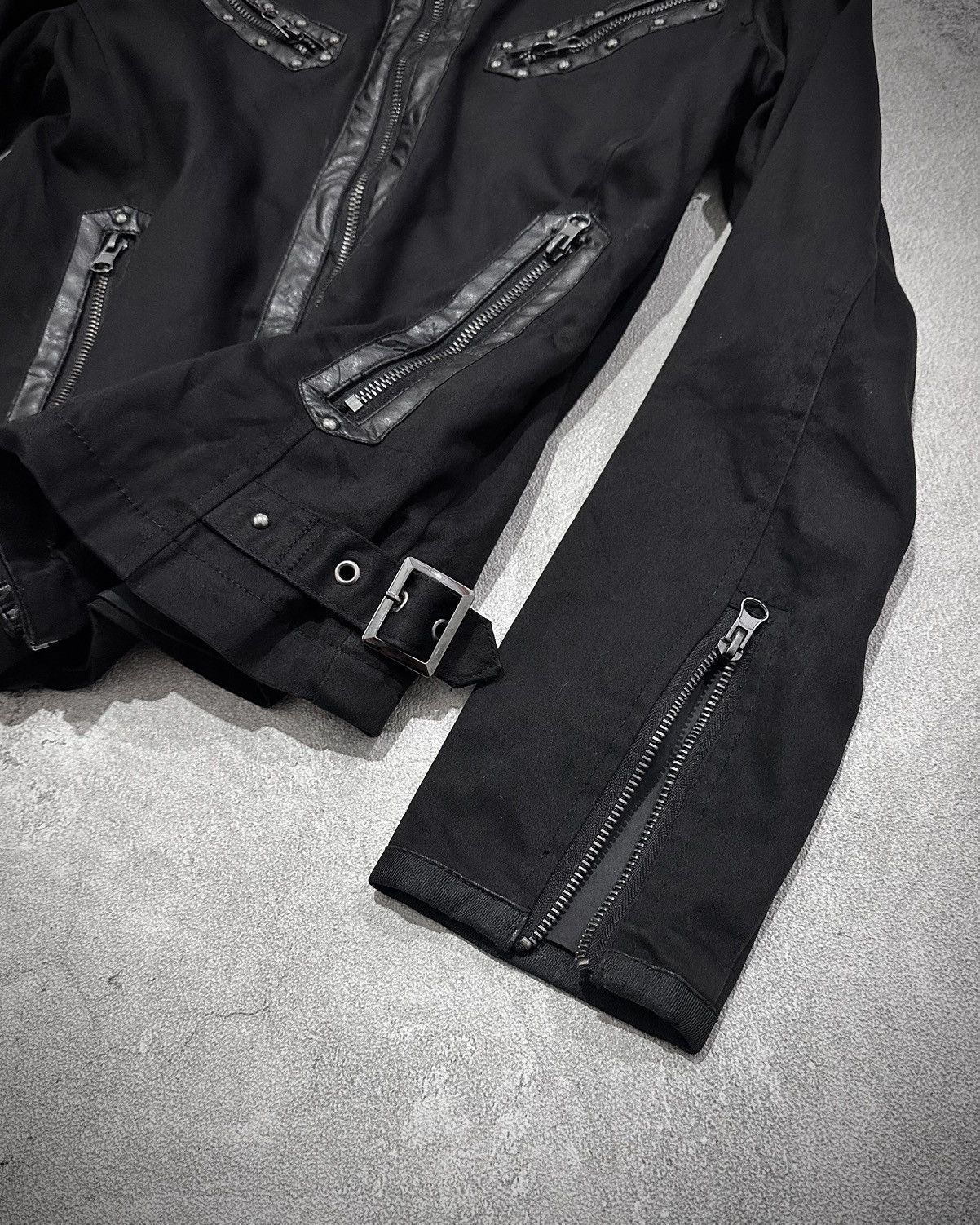 Japanese Brand Growth In The Attic Riders Jacket Kmrii Backlash Style Size US M / EU 48-50 / 2 - 3 Thumbnail