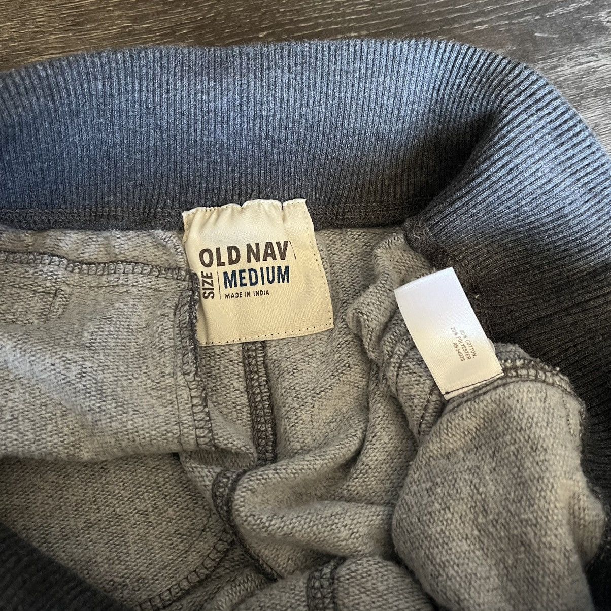 Old Navy Vintage Y2K Old Navy Dark Grey Heavyweight Stripe Sweatpants Size US 32 / EU 48 - 7 Thumbnail