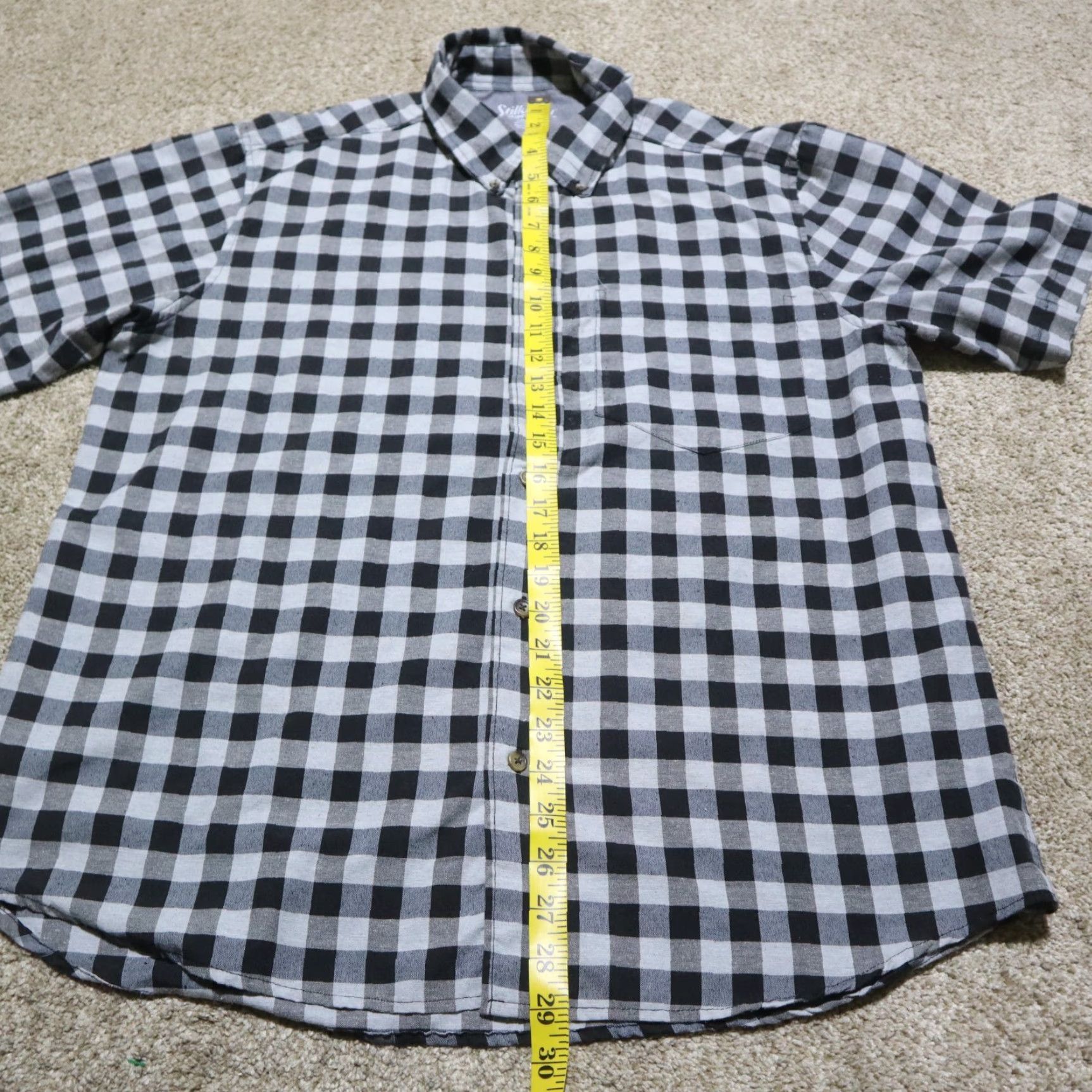 Vintage Stillwater Supply Co Shirt Adult Men Size L Black Check Button-Up Shirt Size US L / EU 52-54 / 3 - 6 Thumbnail