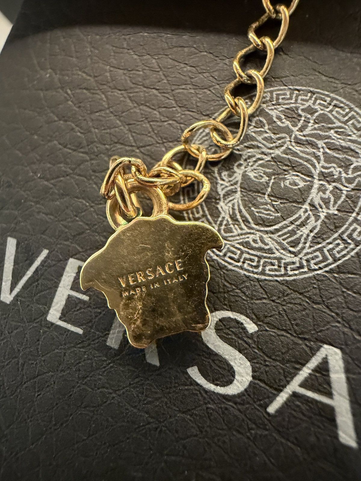 Versace Gold and Silver Versace Medusa Pendant Chain Necklace Size ONE SIZE - 5 Thumbnail