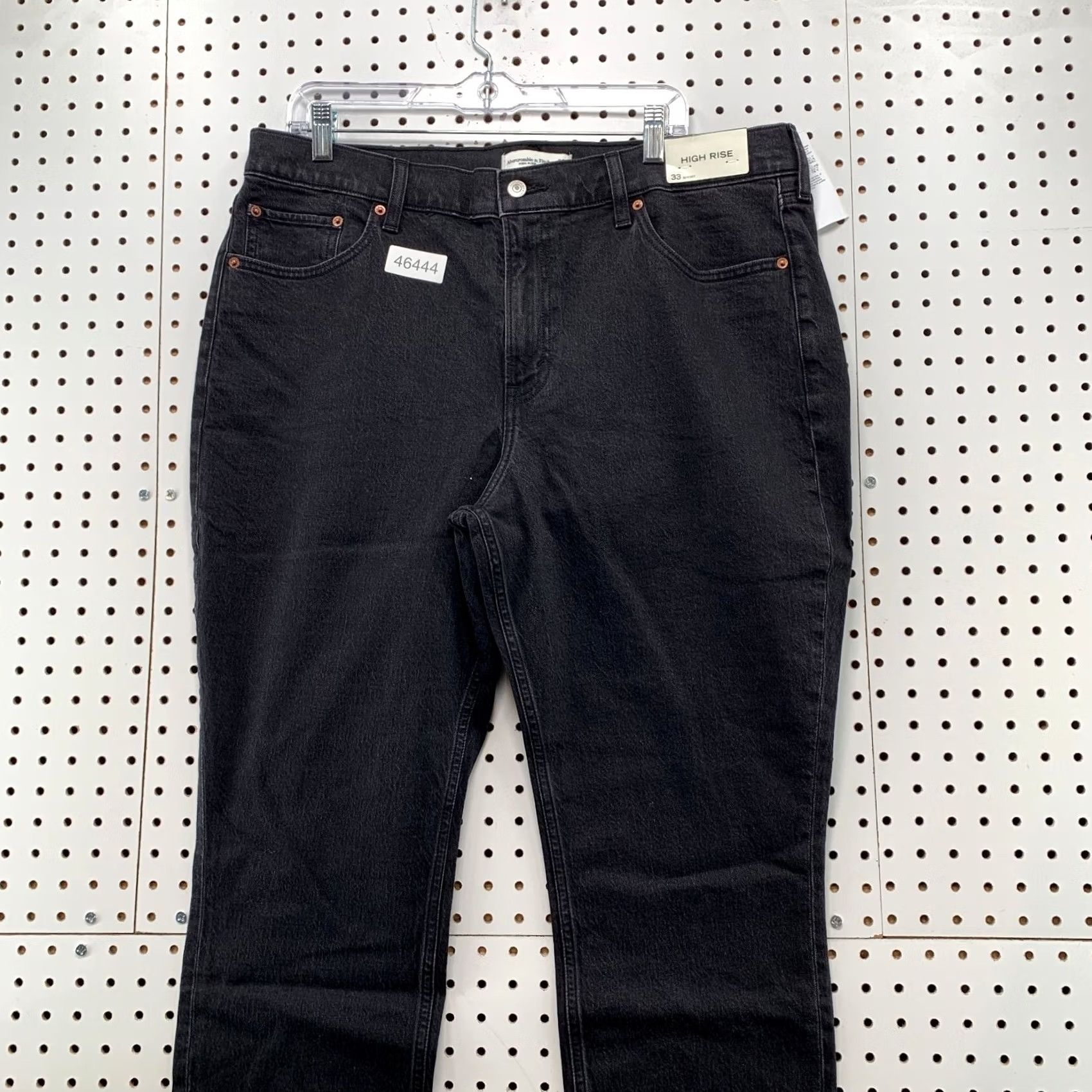 Abercrombie & Fitch Abercrombie & Fitch Jeans Womens Black Highrise 33 Short 36x26 Denim 90s Size 24" / US 00 / IT 34 - 2 Thumbnail