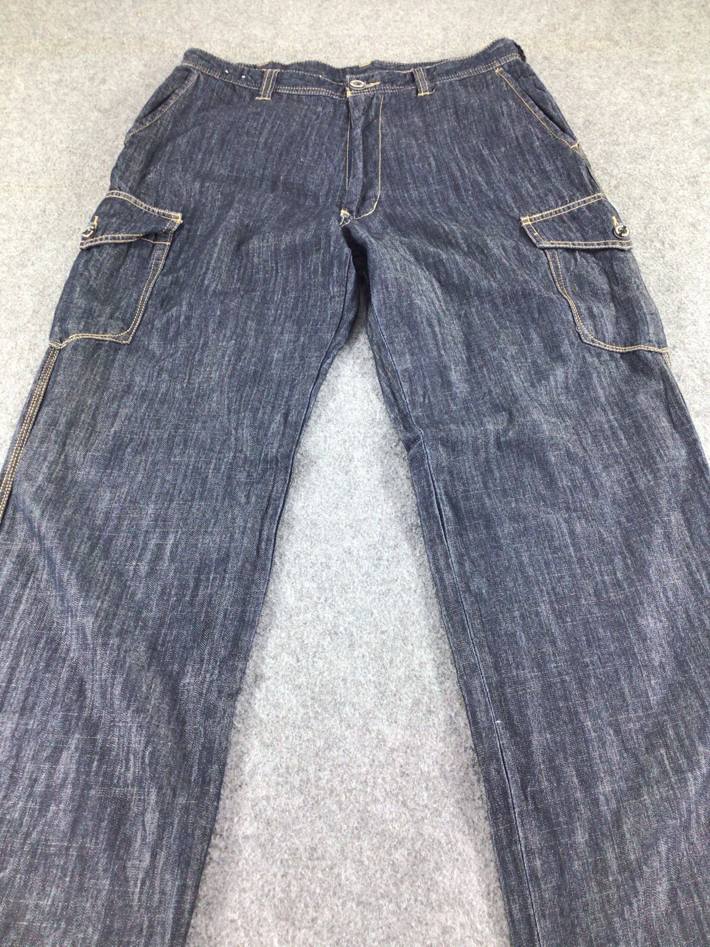 Japanese Brand Evenriver Denim Multi Pocket Denim Cargo Pant-J187 Size US 32 / EU 48 - 3 Thumbnail