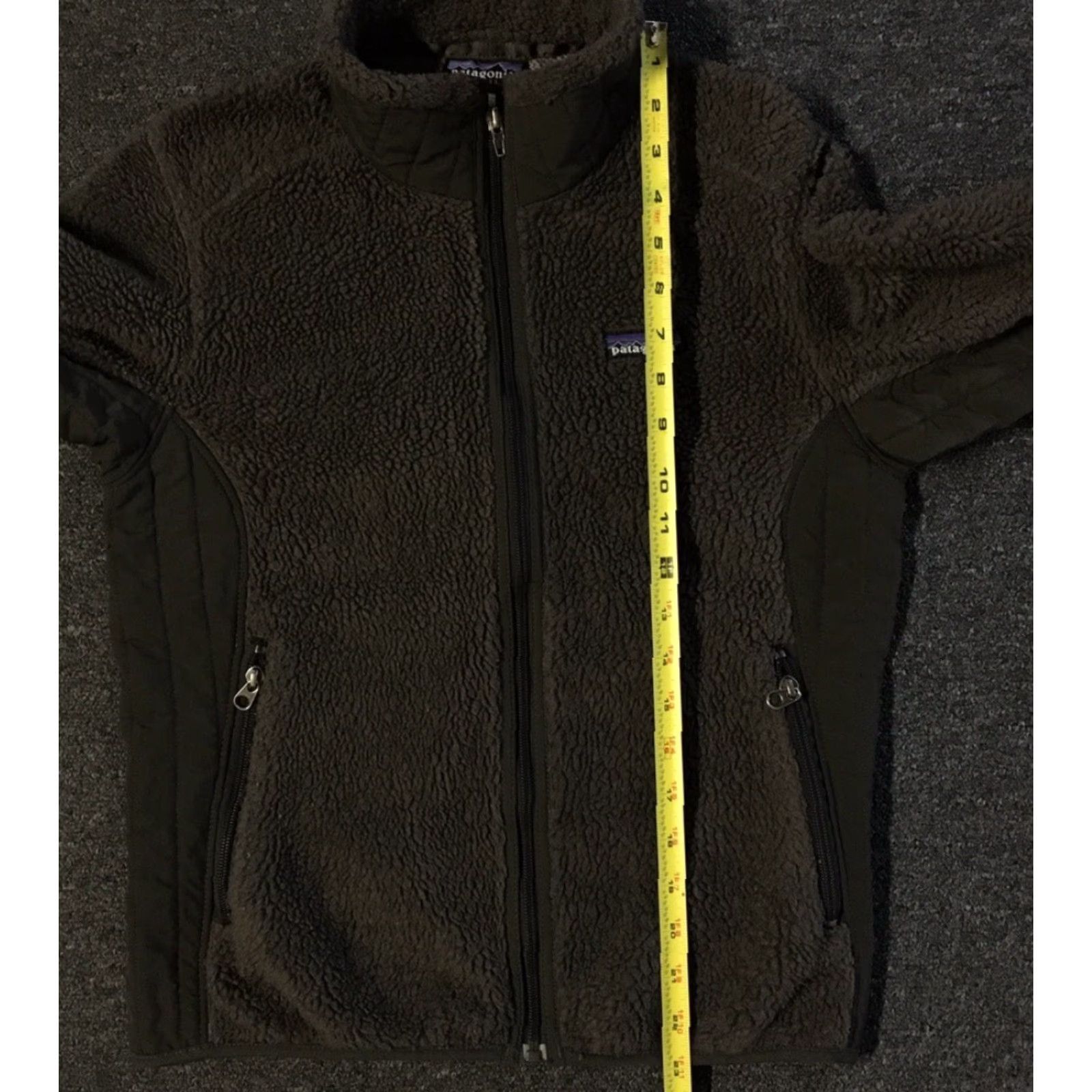 Patagonia Vtg Patagonia Synchilla Deep Pile Fleece Jacket S Snow Climbing Hiking Ski 90s Women Brown Full Zip Pockets Vintage Active Jacket Size S / US 4 / IT 40 - 7 Thumbnail