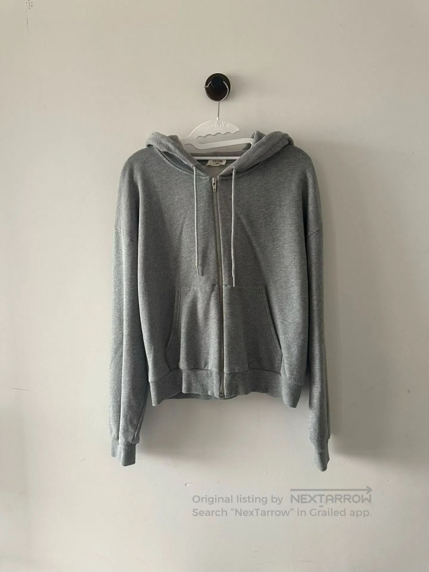 Celine Celine Logo Zipper Hoodie. Size US M / EU 48-50 / 2 - 1 Thumbnail