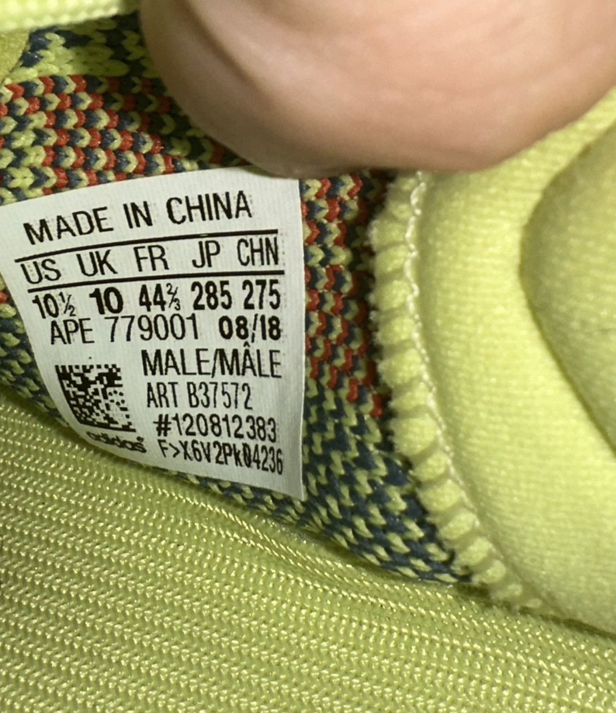 Adidas Adidas Yeezy Boost 350 V2 ‘Semi Frozen Yellow’ Size US 10.5 / EU 43-44 - 9 Thumbnail