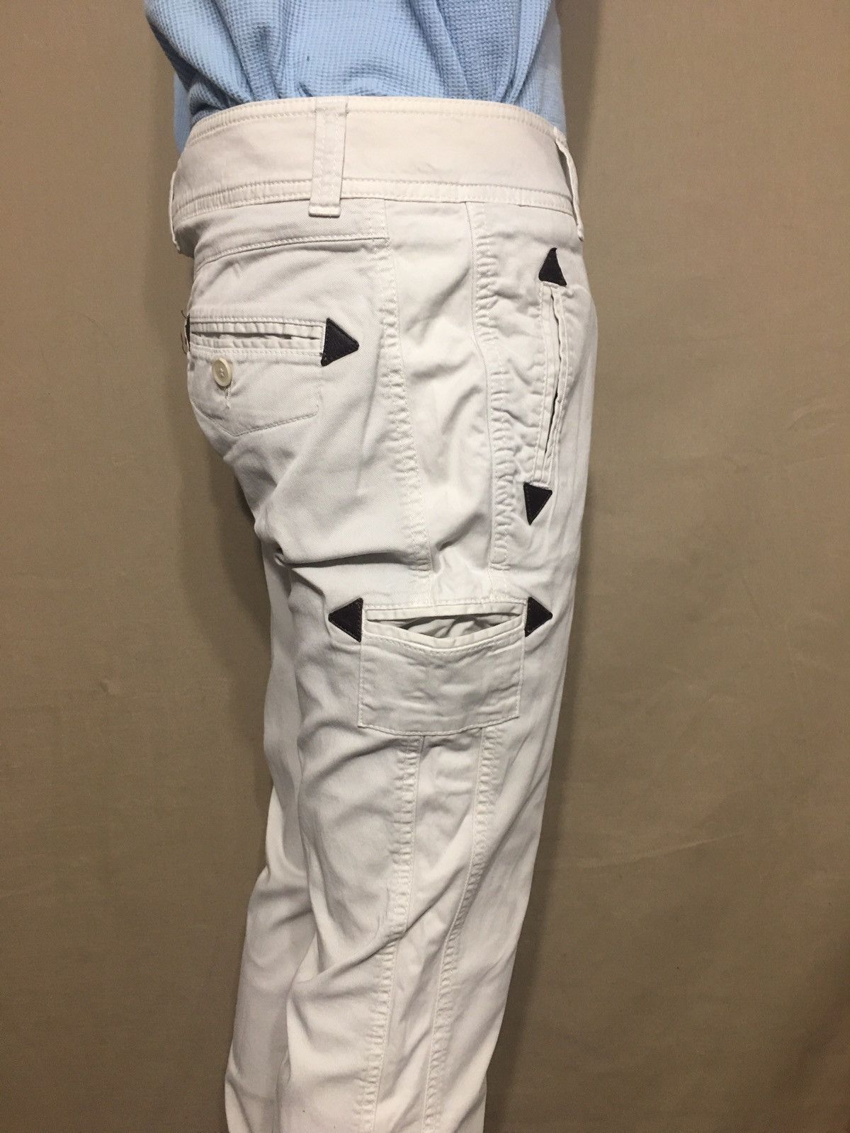 Etro ETRO Milano Denim White Womens Pants Size 42 Size 28" / US 6 / IT 42 - 5 Thumbnail