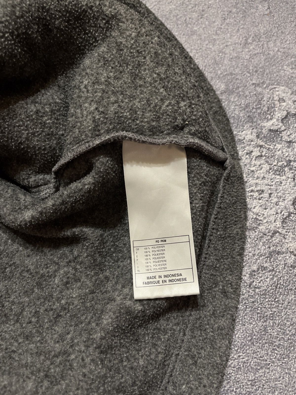 Nike × Vintage 90s Vintage Nike Fleece Mini Zip Retro Sweatshirt Swoosh Log Size US M / EU 48-50 / 2 - 8 Thumbnail
