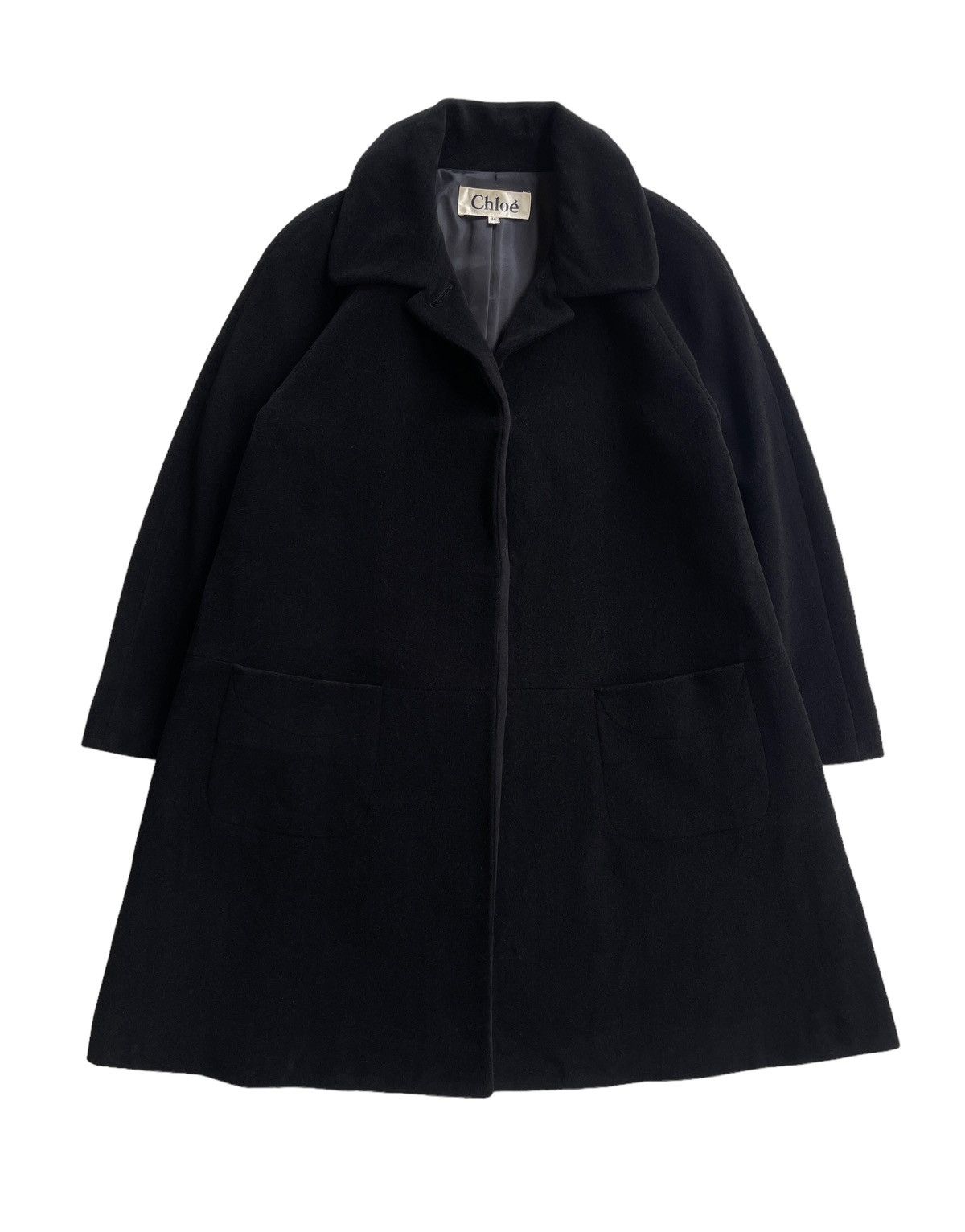 Chloe Chloe Luxury Black Cashmere Coat | Grailed