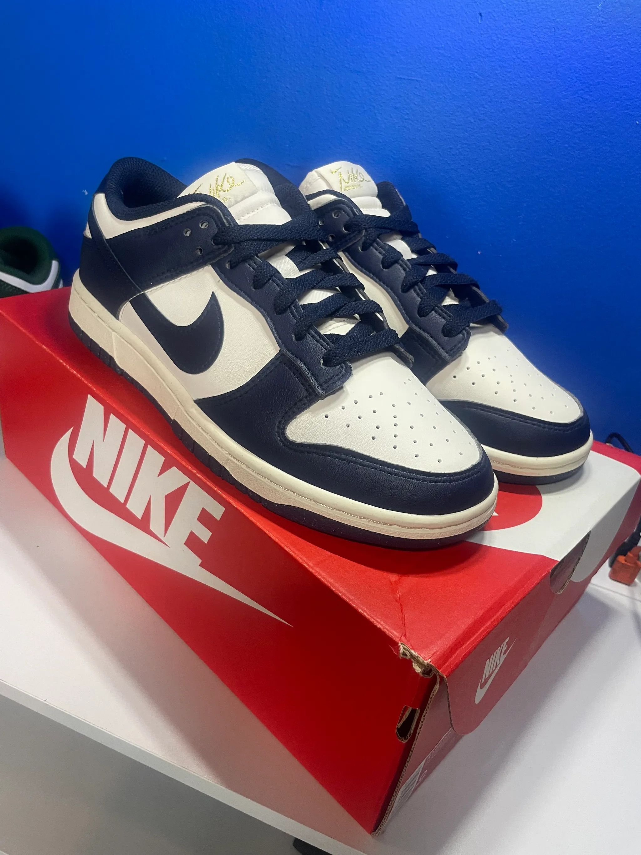 Nike Nike Dunk Low Next Nature Gold/Obsidian Size US 8 / IT 38 - 1 Thumbnail