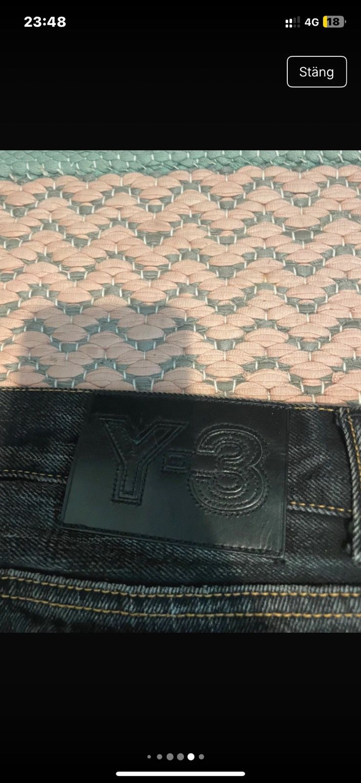 Yohji Yamamoto 2012 Yohji Yamamoto Y-3 denim jeans Size US 29 - 11 Thumbnail