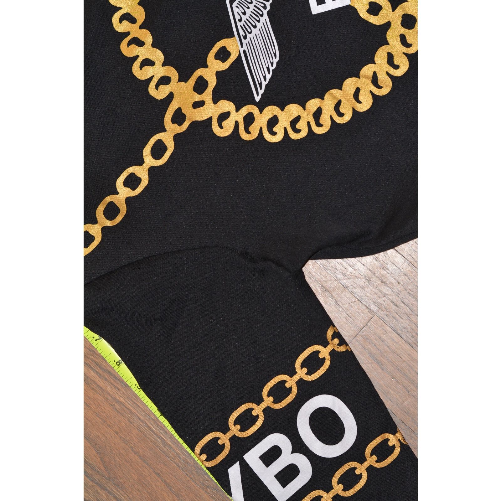 Boy London Boy London Black and Gold Chain Print Sweatshirt Size ONE SIZE - 5 Thumbnail