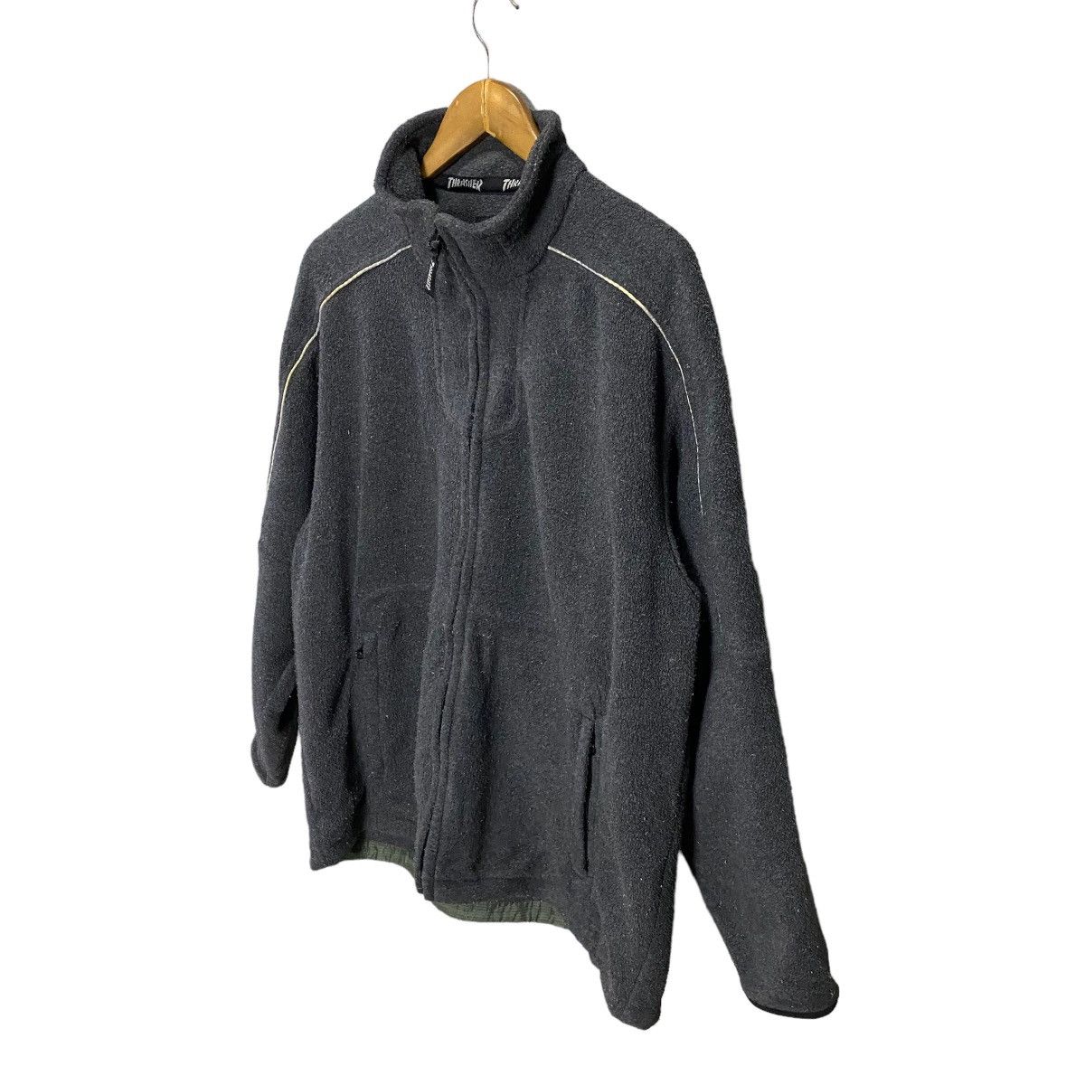 Thrasher × Vintage Thrasher Magazine vintage 90s fleece zipper Size US M / EU 48-50 / 2 - 3 Thumbnail
