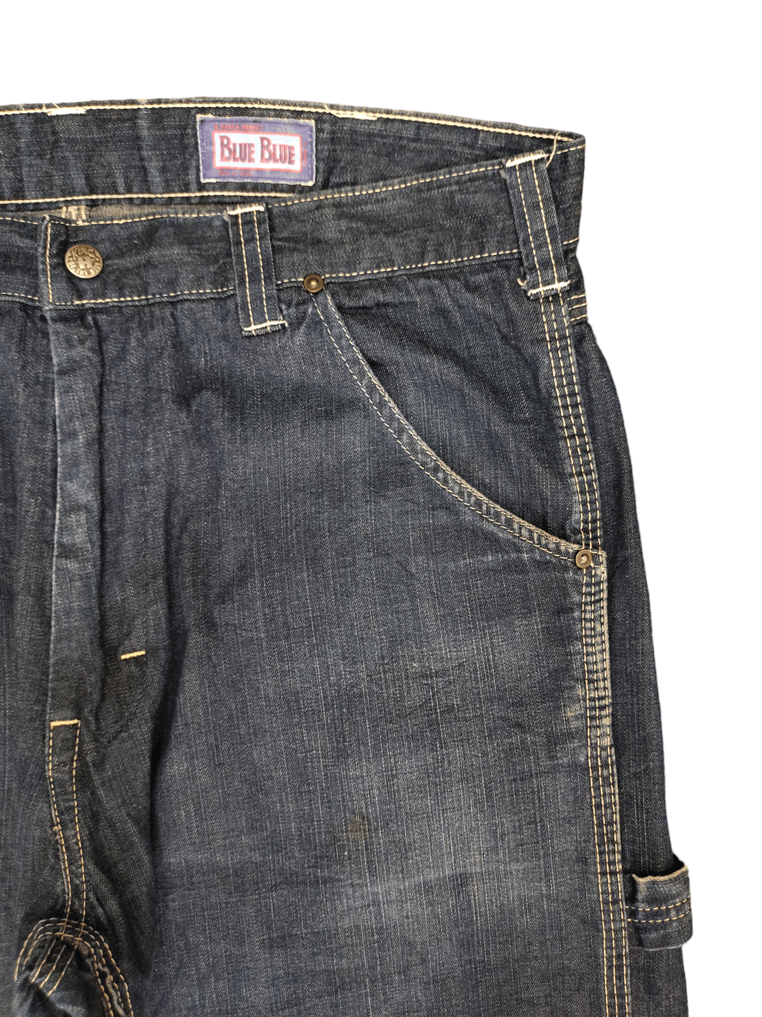 Blue Blue Japan Baggy Jeans Blue Blue Indigo Carpenter Denim Pants Size US 34 / EU 50 - 11 Thumbnail