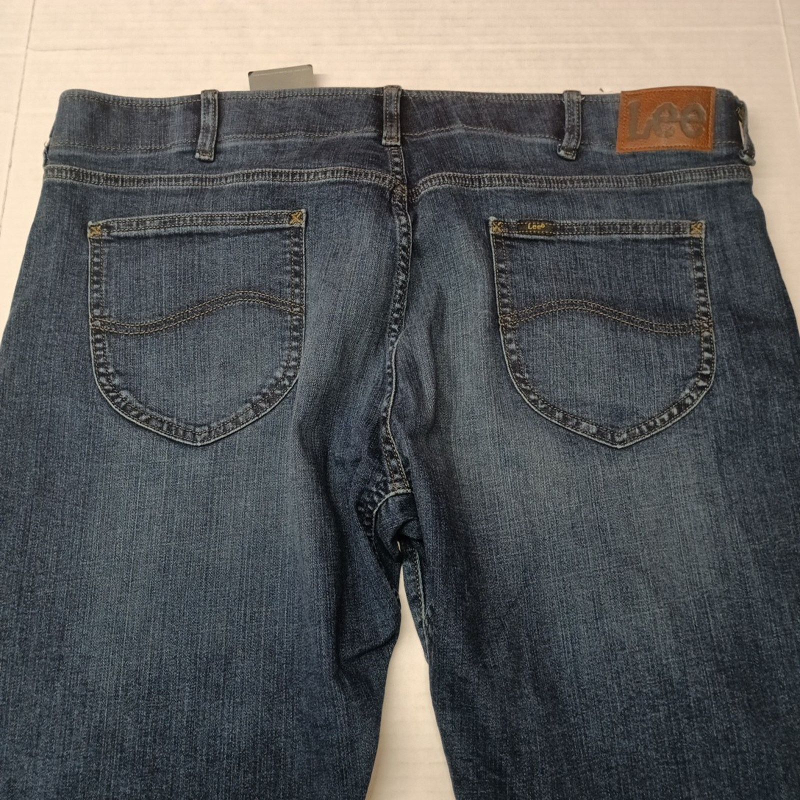 Lee Lee Slim Straight Jeans Men's Size 42x30 Blue Motion Flex Size US 42 / EU 58 - 8 Thumbnail
