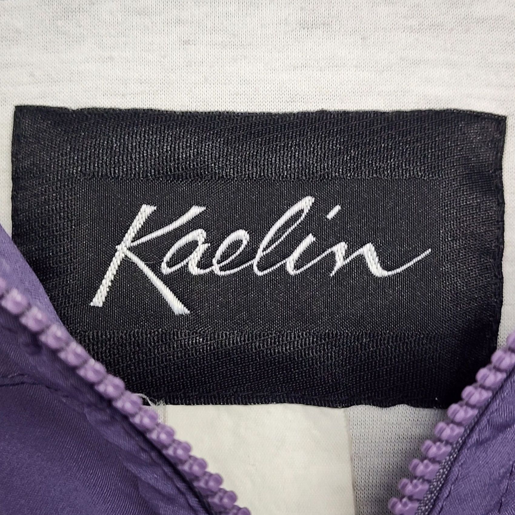 Vintage VINTAGE Kaelin Tracksuit Womens Large Lined Purple Zip Jacket Pants 2 Piece Windbreaker Set Womens Size 36" / US 14 / IT 50 - 7 Thumbnail