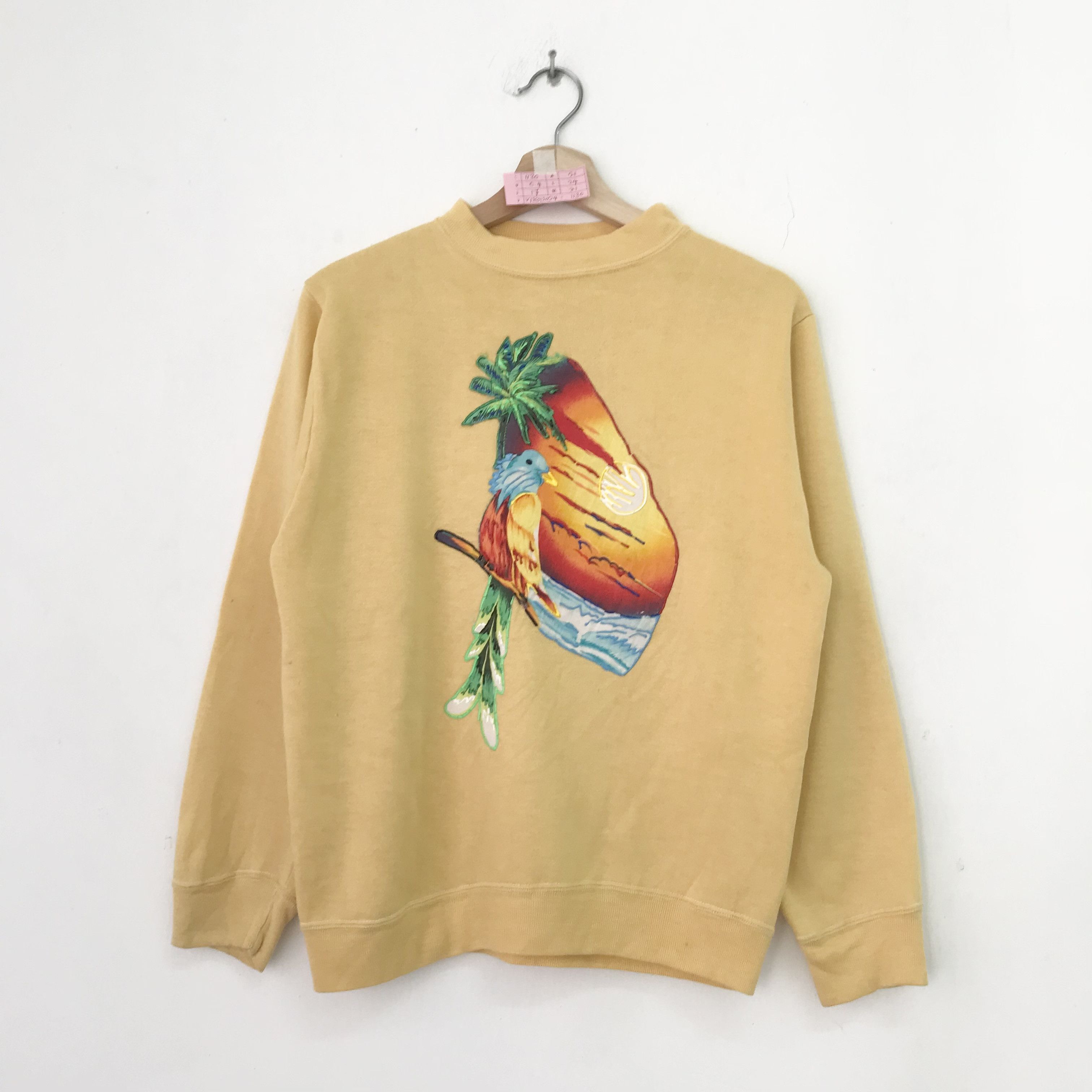 Towncraft Vintage 90's Towncraft Jc Pennys Art Graphic Parrot Bird Size US M / EU 48-50 / 2 - 1 Thumbnail