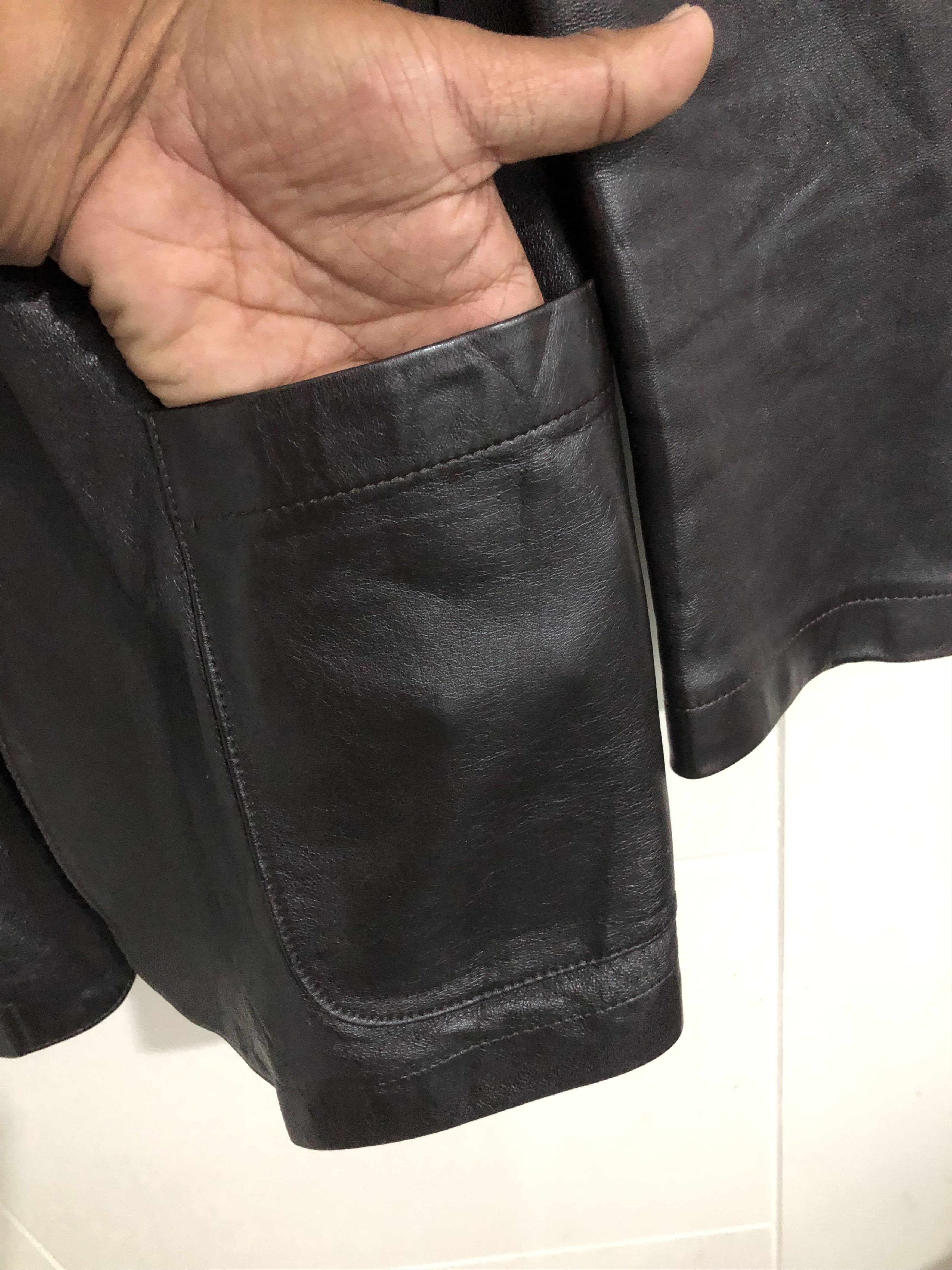 Yohji Yamamoto Yohji Yamamoto Leather Jacket Size S / US 4 / IT 40 - 6 Thumbnail