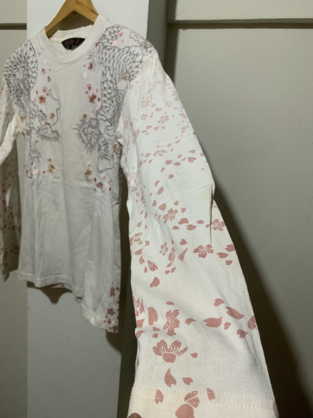 14th Addiction Vintage Y2K Dragon AOP Embroidered Yakuza Longsleeve Tee Size US L / EU 52-54 / 3 - 5 Thumbnail